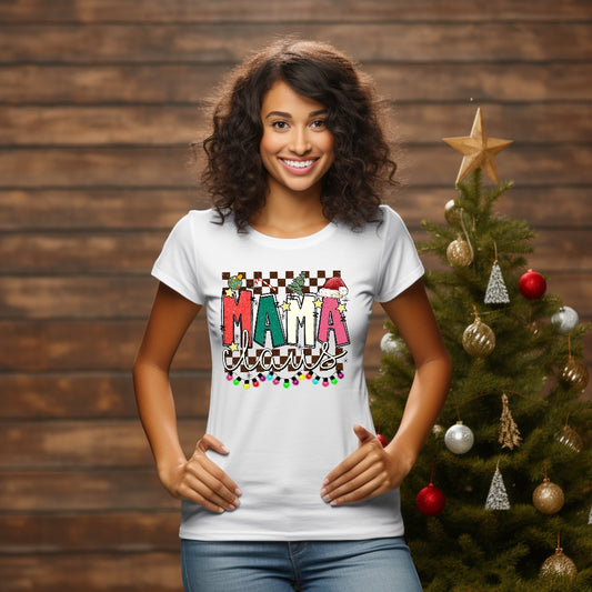 Mama Claus Christmas Ladies Shirt