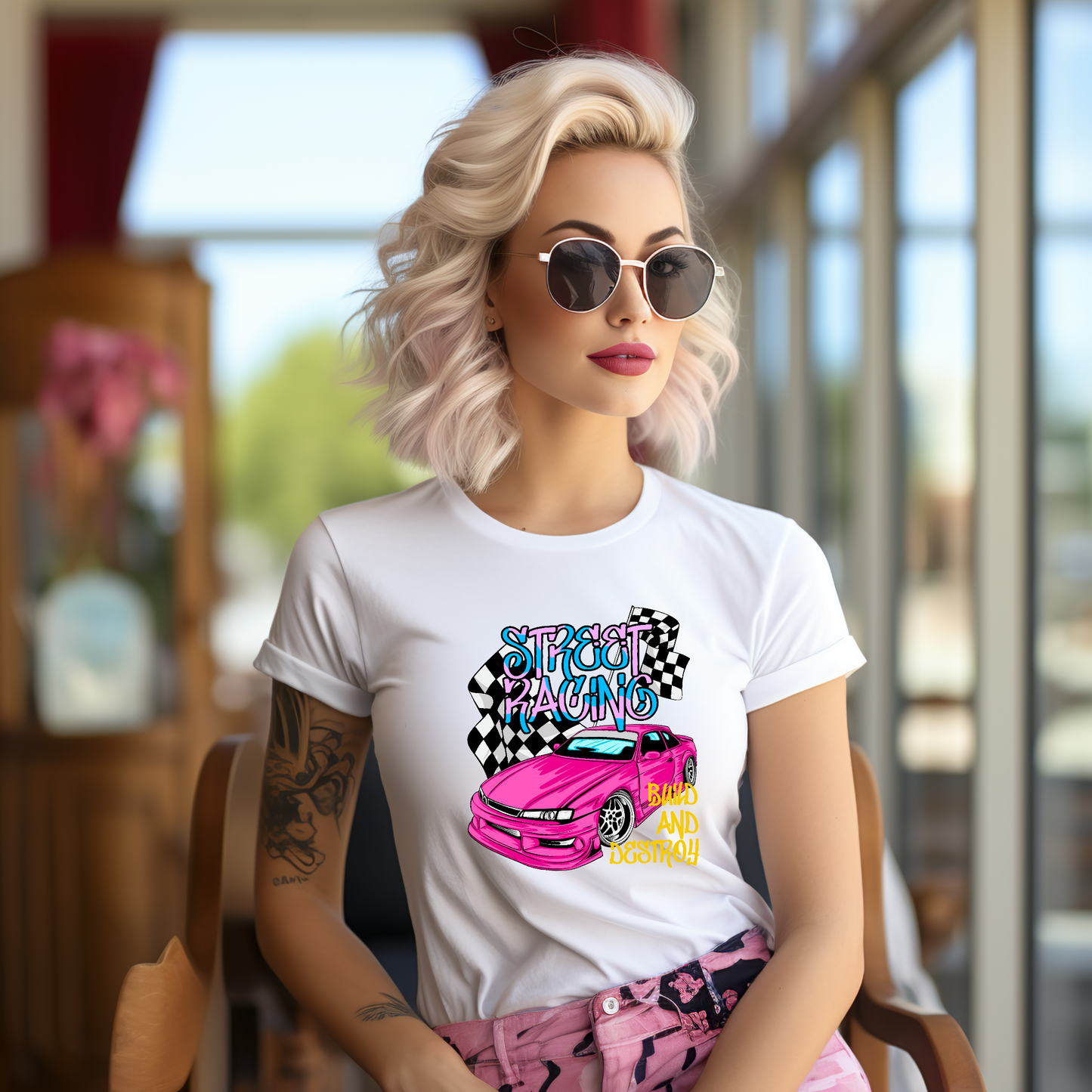Street Racing Ladies Shirt Mens Shirt Boys Shirt Girls Shirt