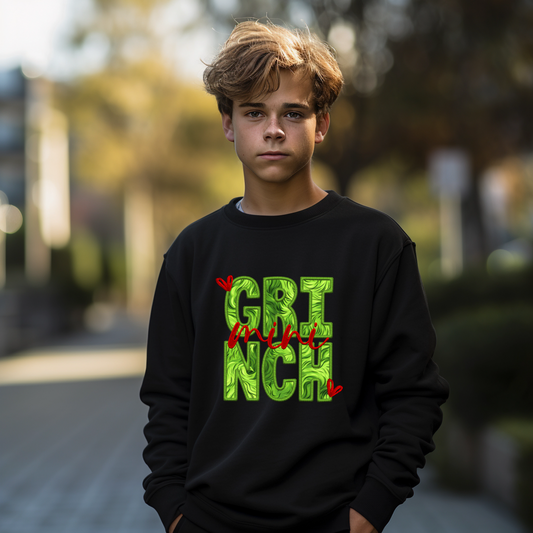 Grinch Mini Christmas Boys Shirt Girls Shirt