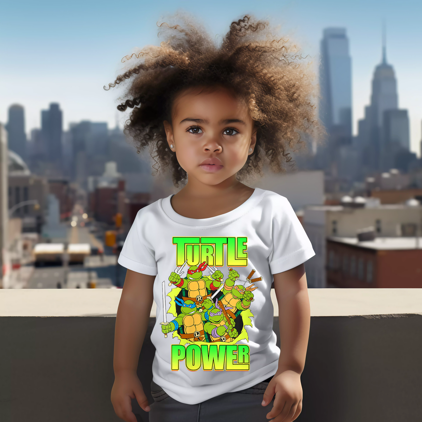 Ninja Turtle cartoon shirt Boys Shirt Girls Shirt
