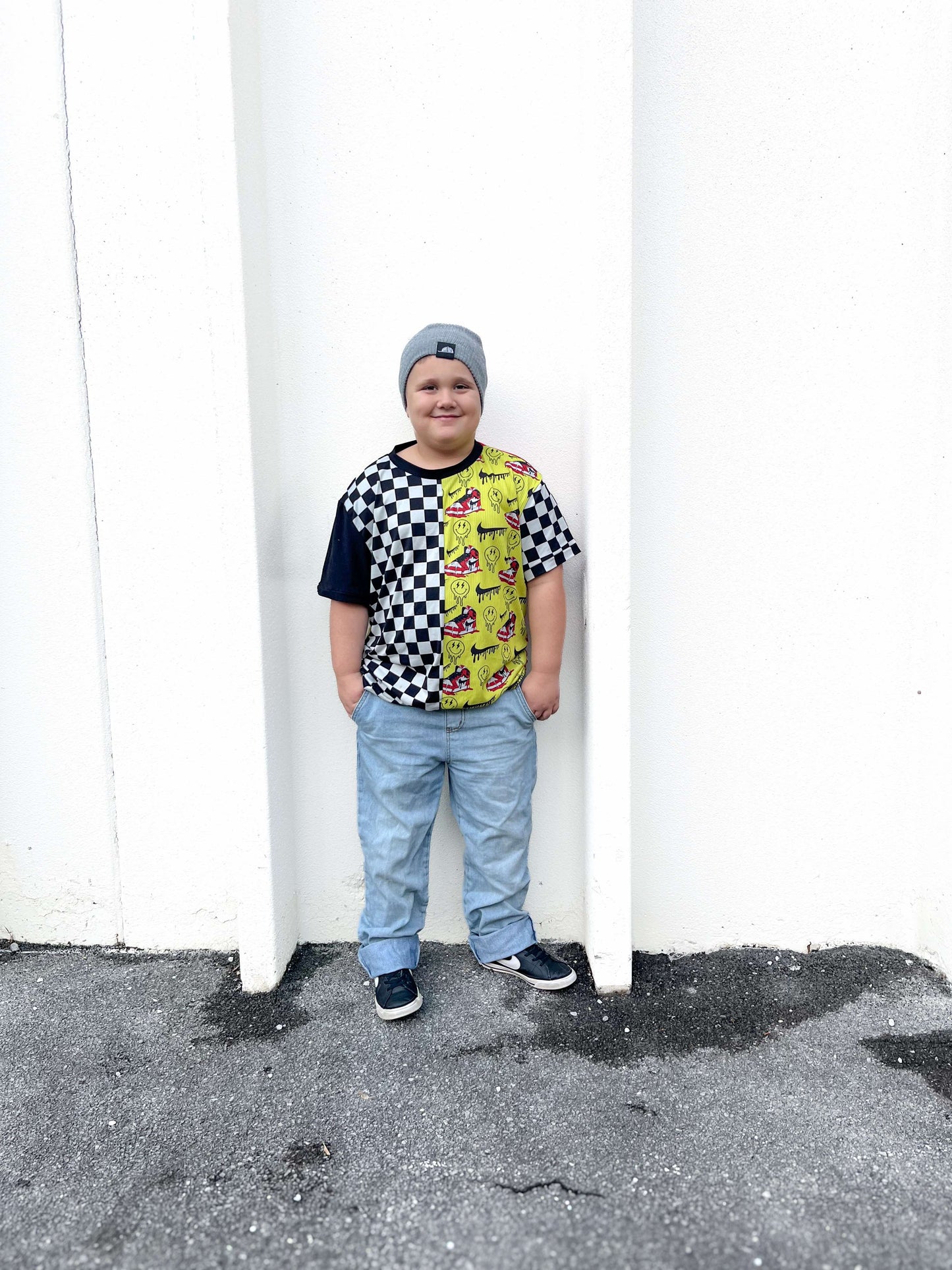 Nike Smiley Face Handmade