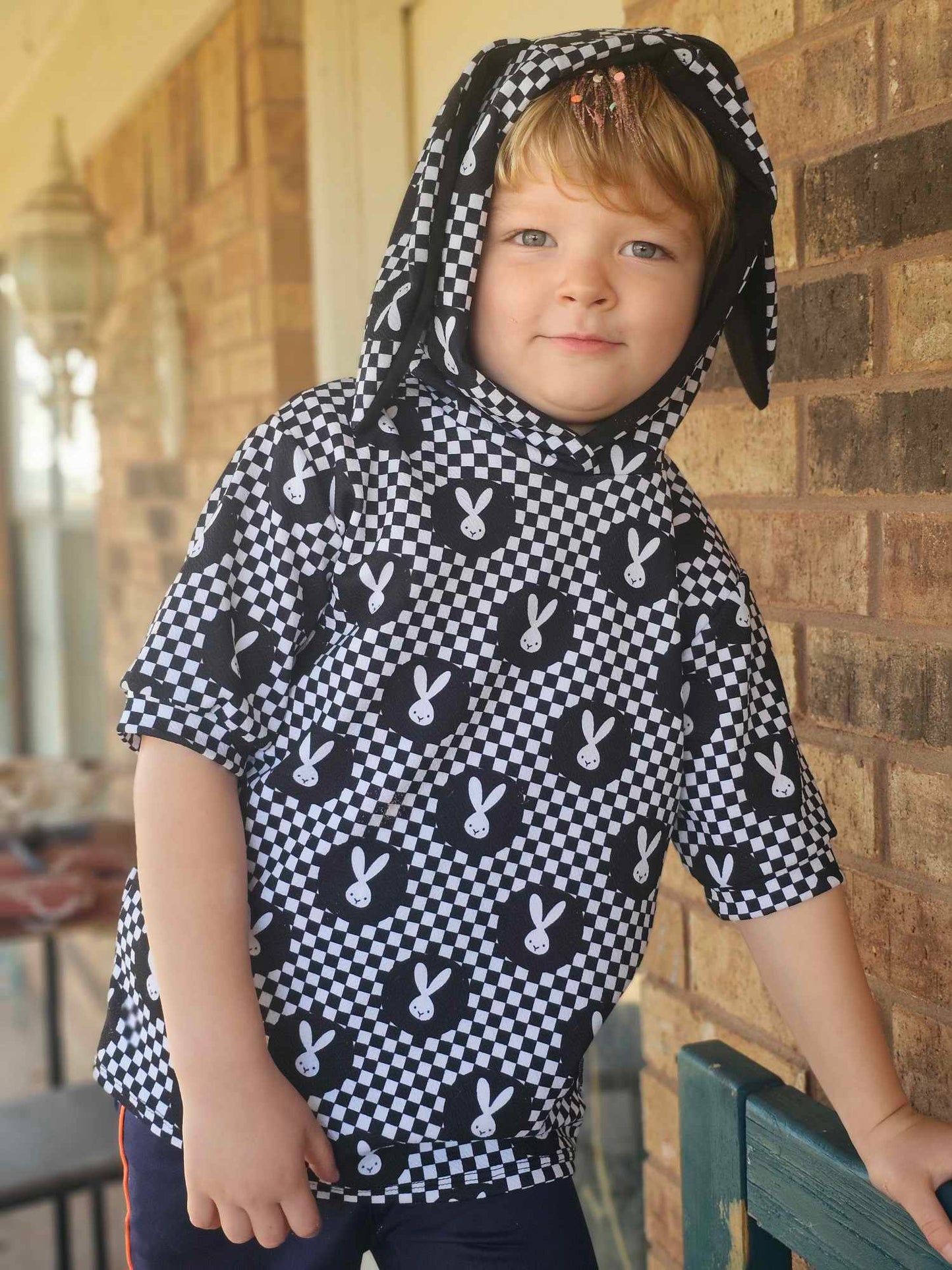 Checker Bunny Easter Handmade