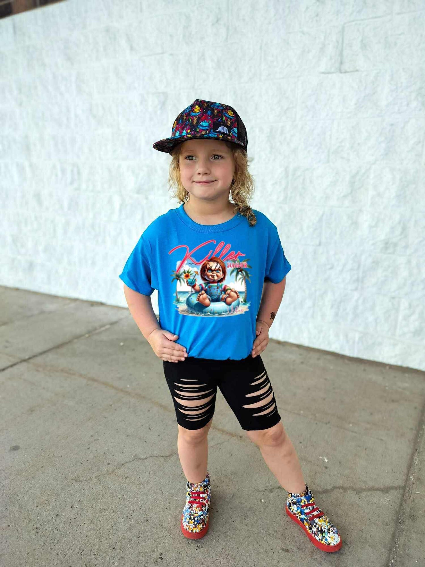 Chucky Killer Summer Ladies Shirt Girls Shirt Halloween