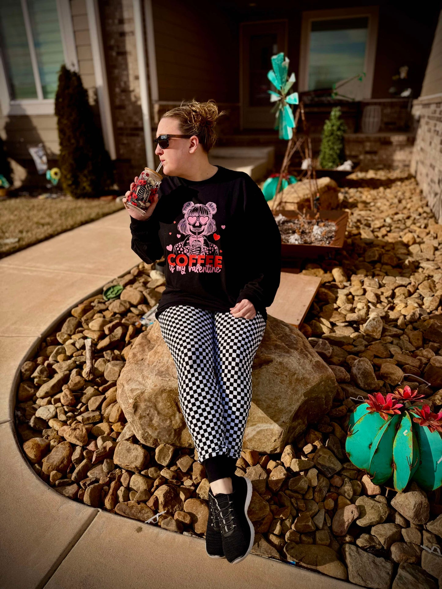 Coffee Is My Valentine's Ladies Shirt Girls Shirt