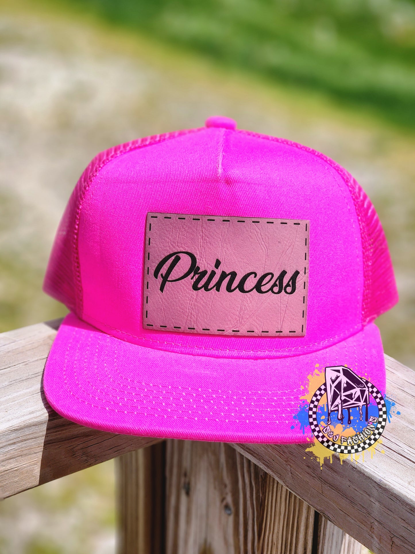 Neon Hot Pink Trucker Snapback Hat