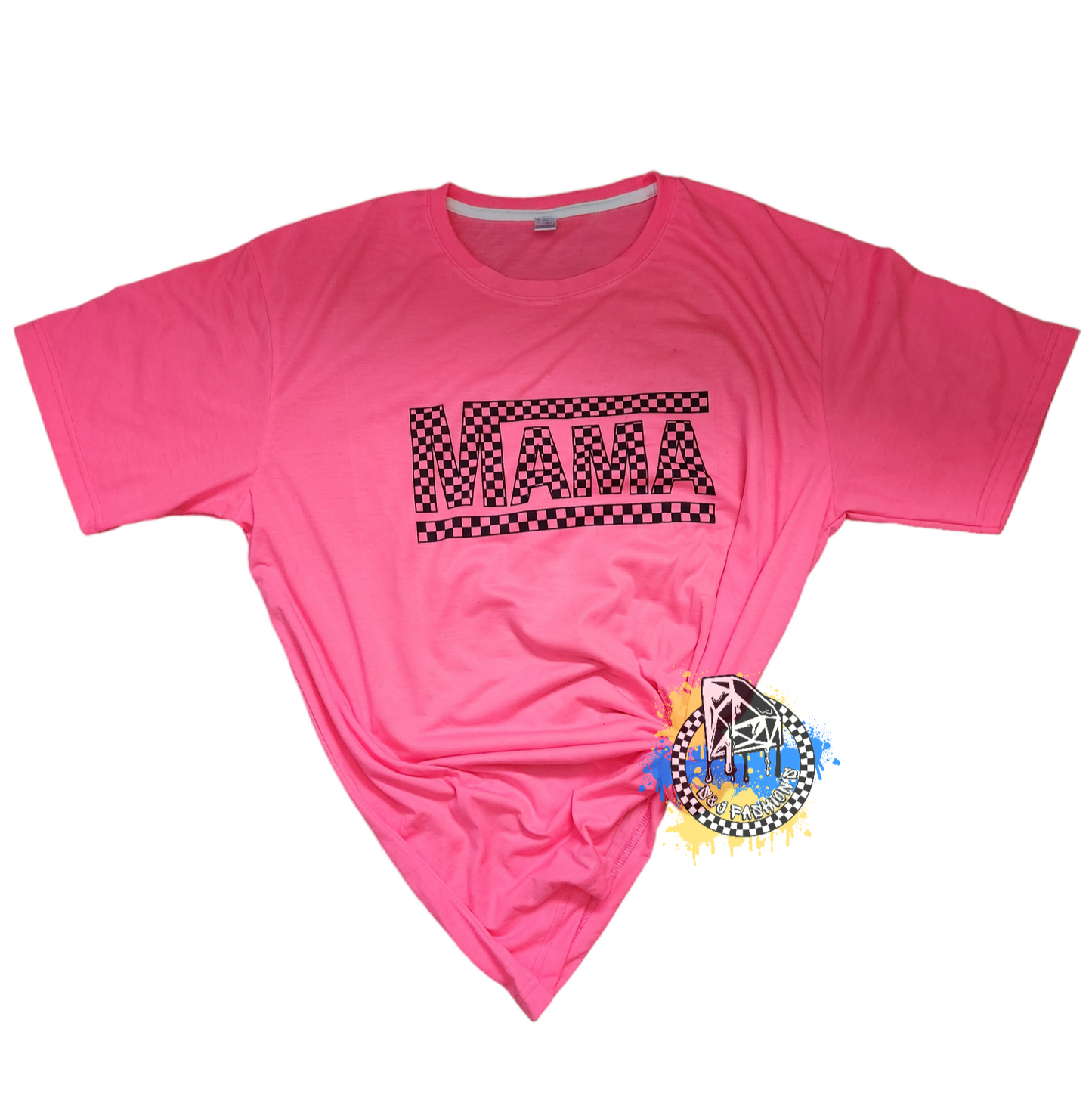 Checker Mama Ladies Shirt