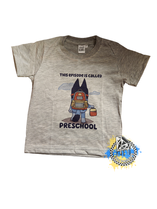 Bluey Preschool Girls Shirt Boys Shirt