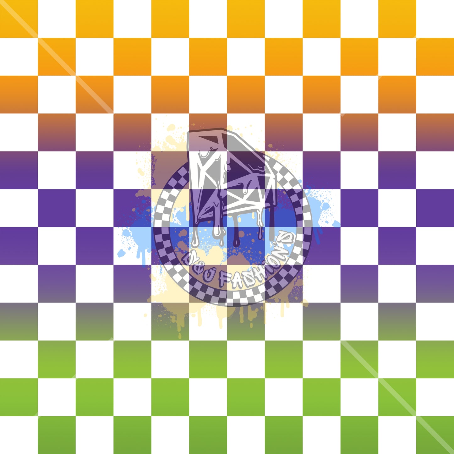 Ombre Checker Handmade