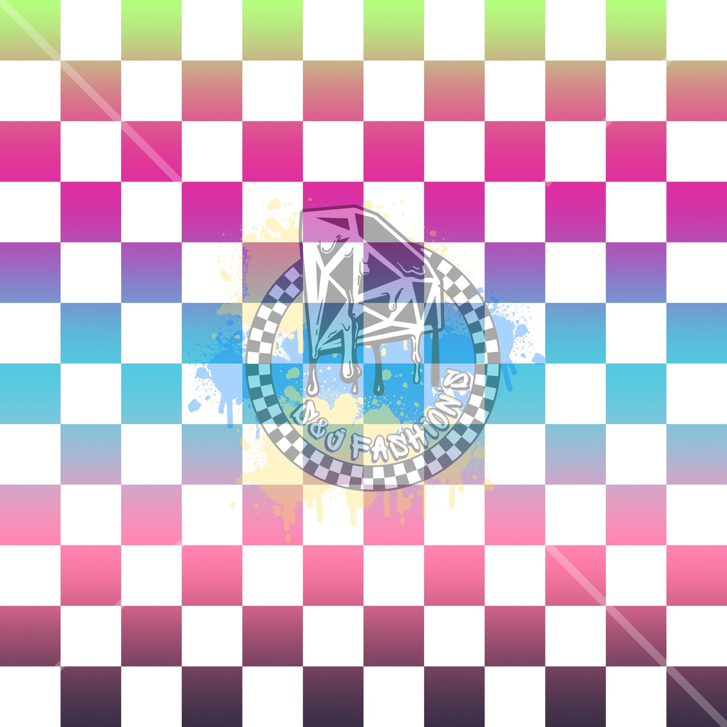 Ombre Checker Handmade