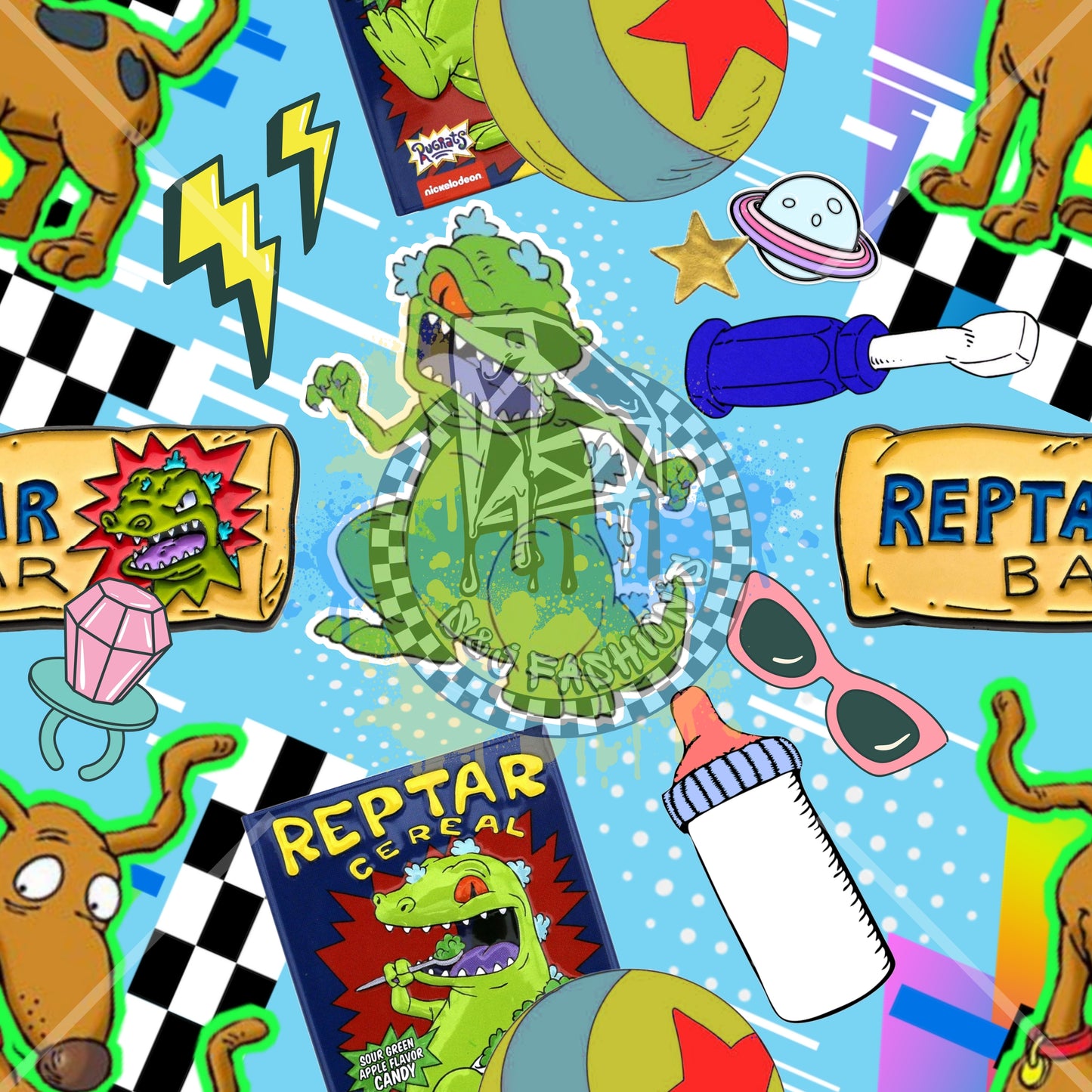 Rugrats Reptar Handmade