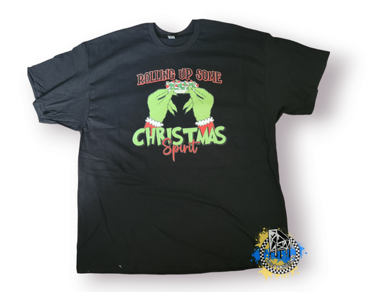 Rolling Up Some Christmas Spirt Mens Shirt Ladies Shirt