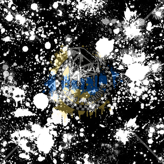 White Splatter Handmade