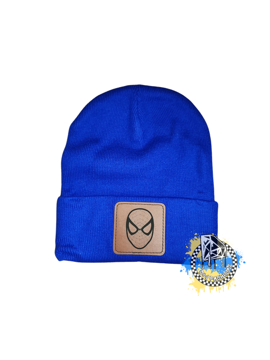Spiderman Head Patch Beanie