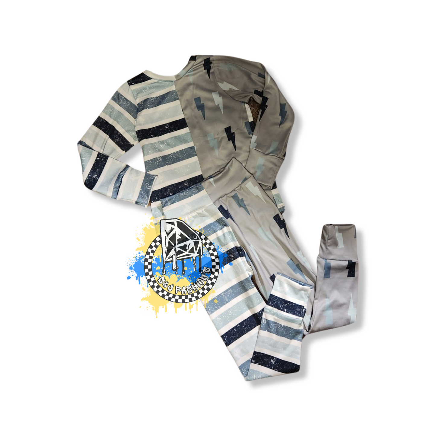 Distressed Stripes Handmade