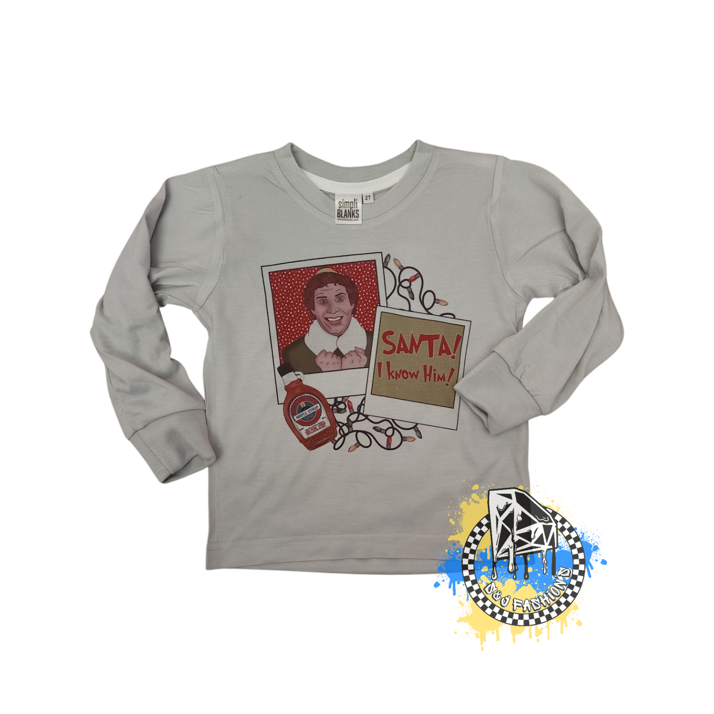 Buddy Elf Christmas Boys Shirt Girls Shirt