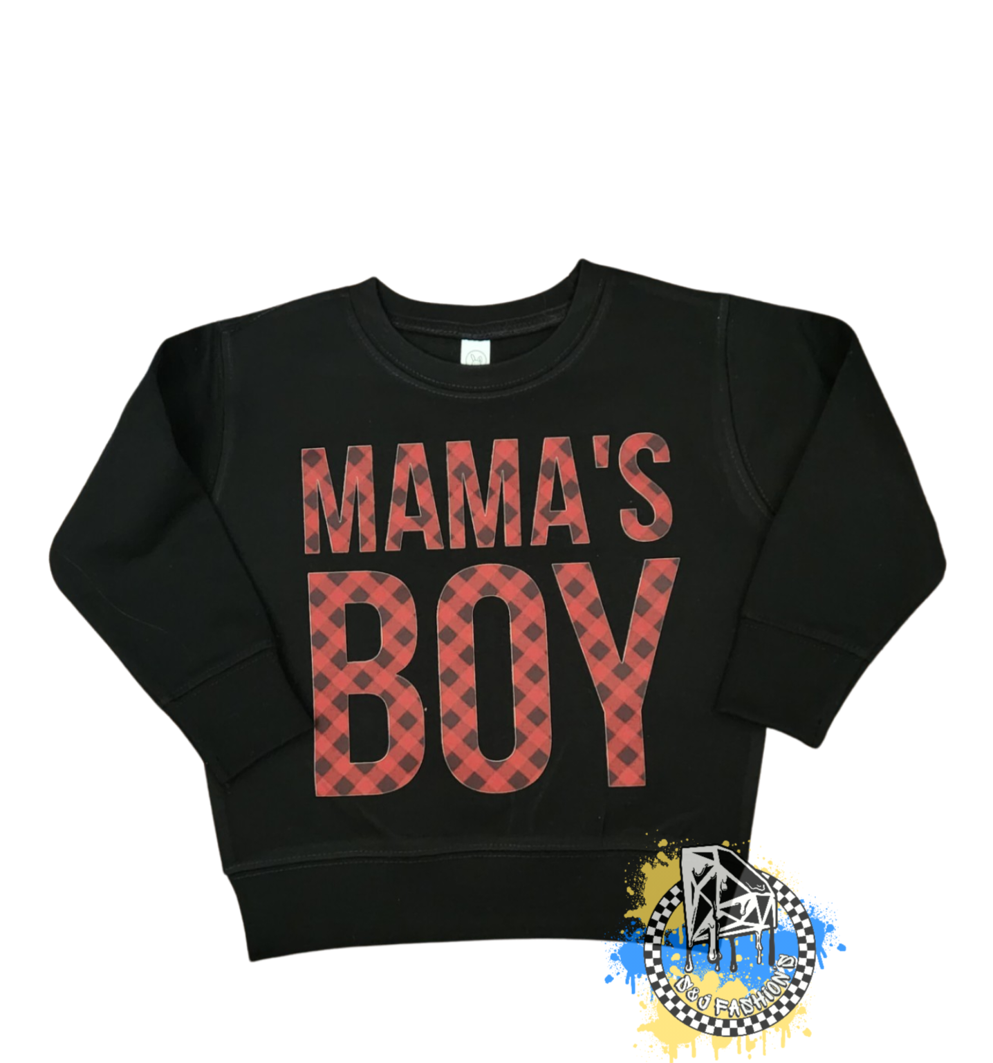 Mama's Boy Christmas Boys Shirt