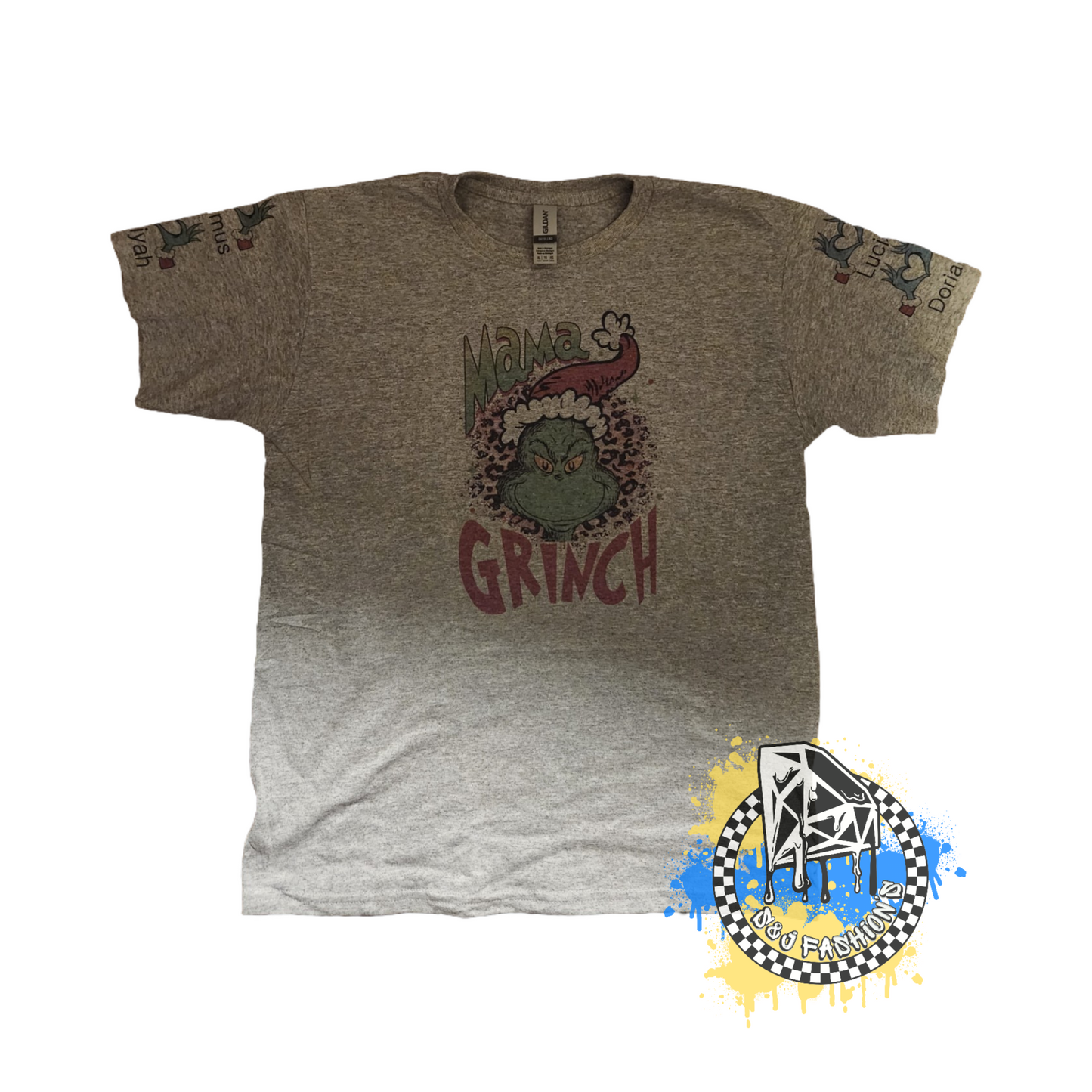 Mama Grinch Christmas Ladies Shirt