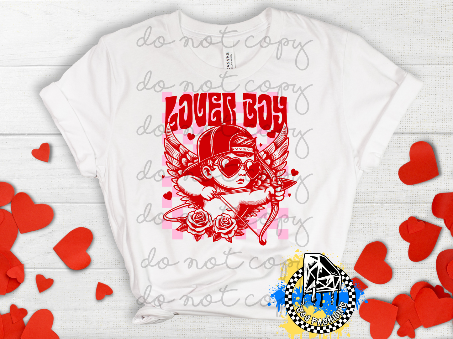 Lover Boy Valentine's Mens Shirt Boys Shirt
