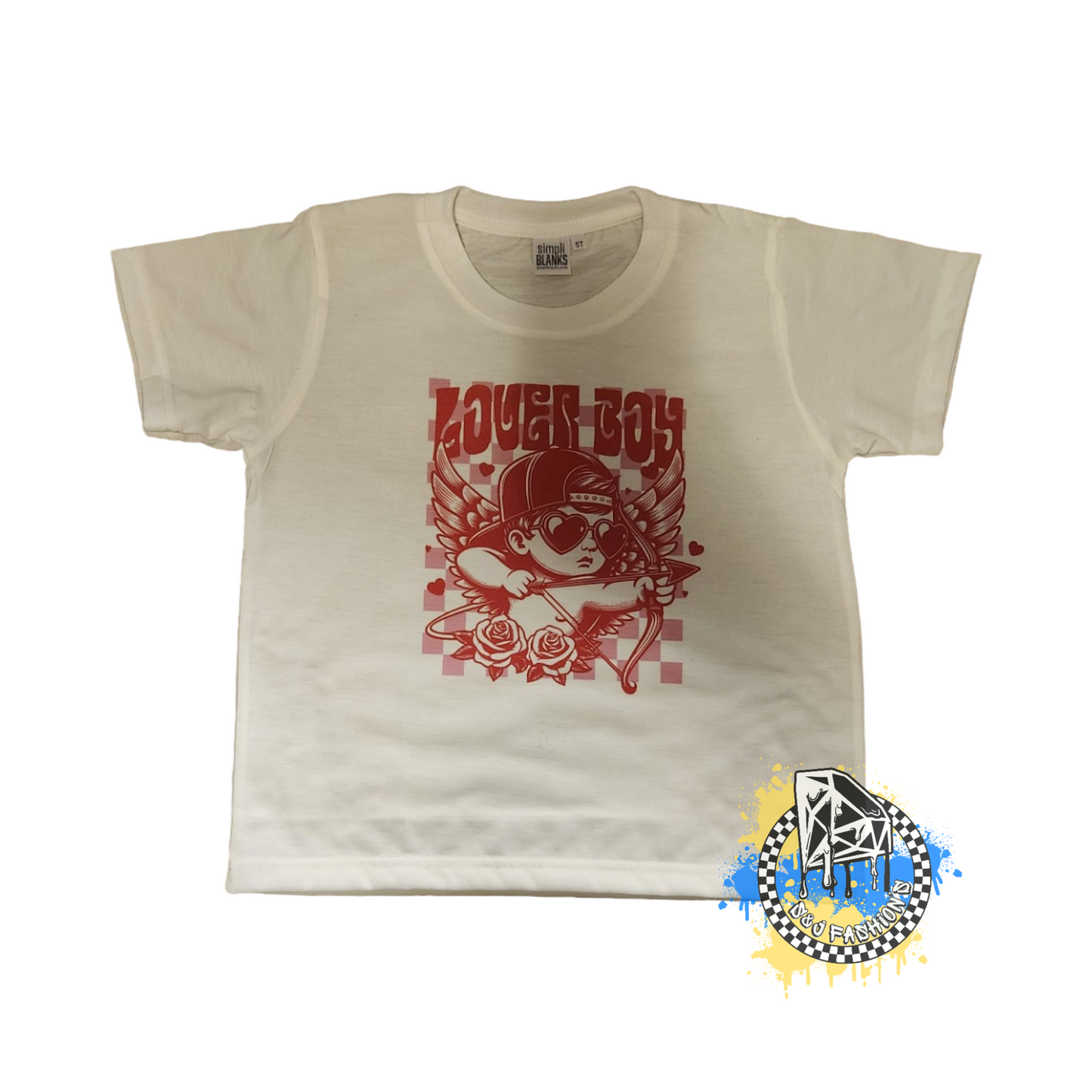 Lover Boy Valentine's Mens Shirt Boys Shirt