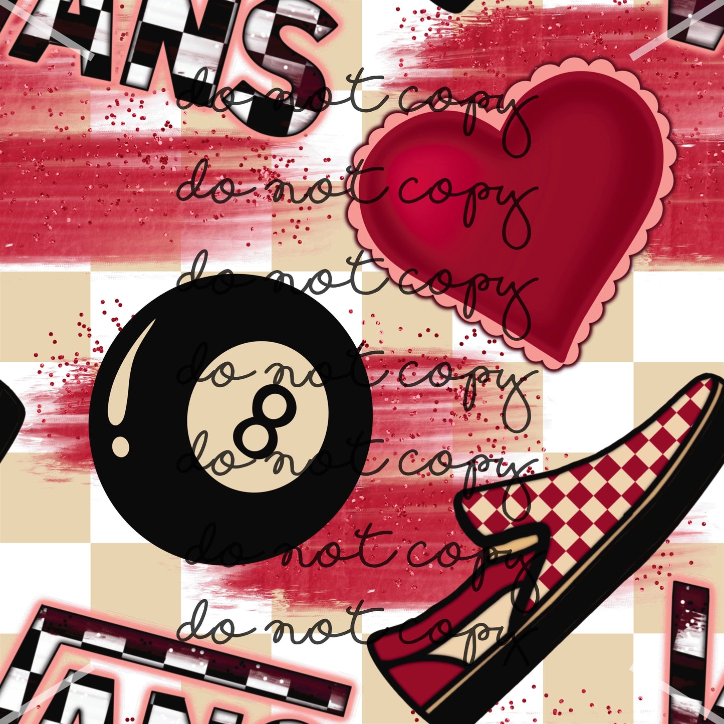 Vans Valentines Handmade