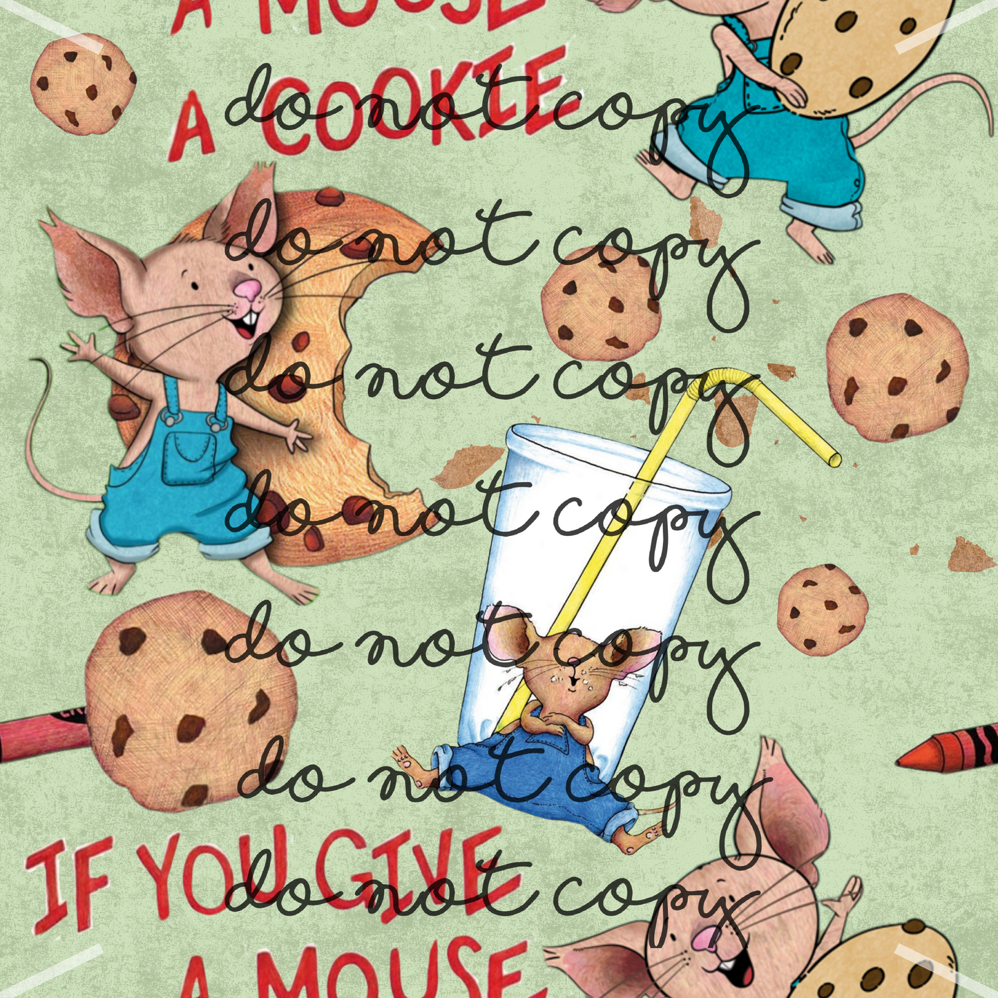 If you gave a mouse a cookie Handmade