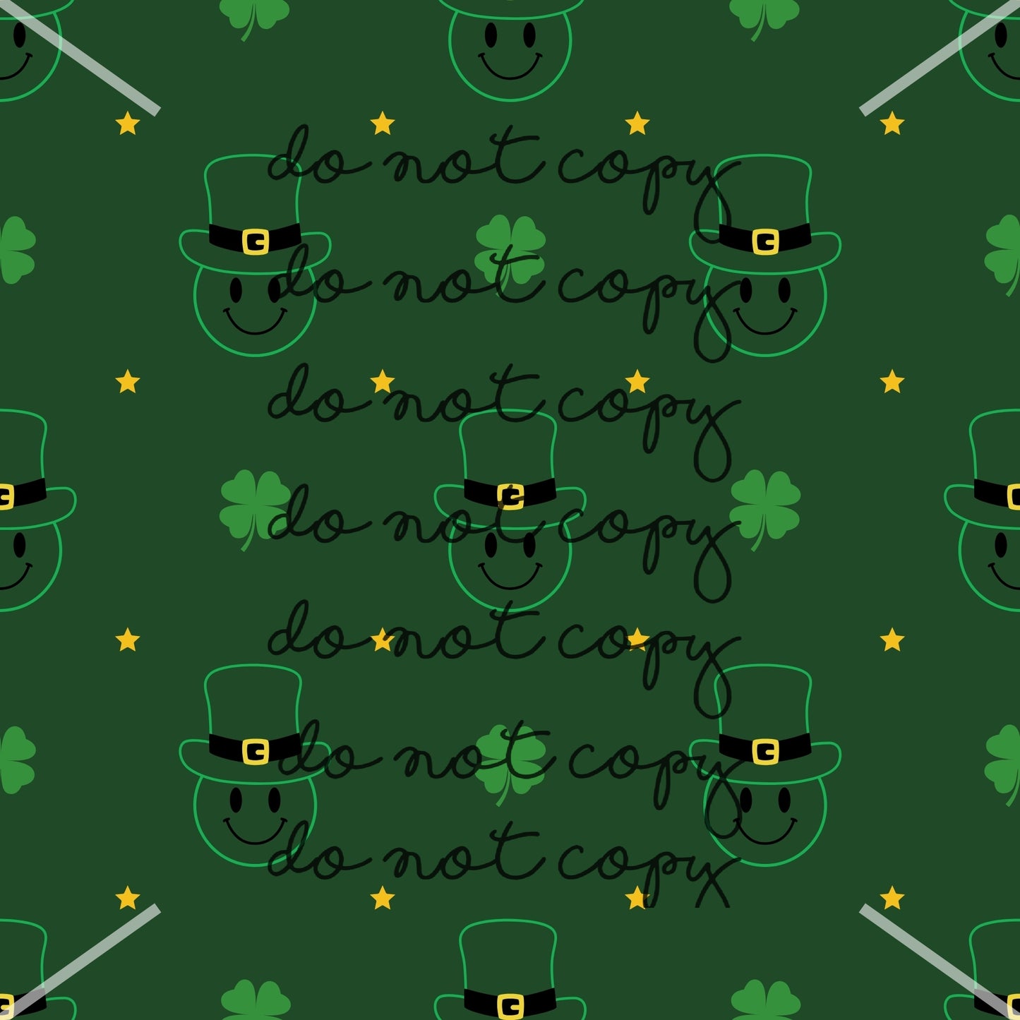 Smiley St. Patricks Handmade