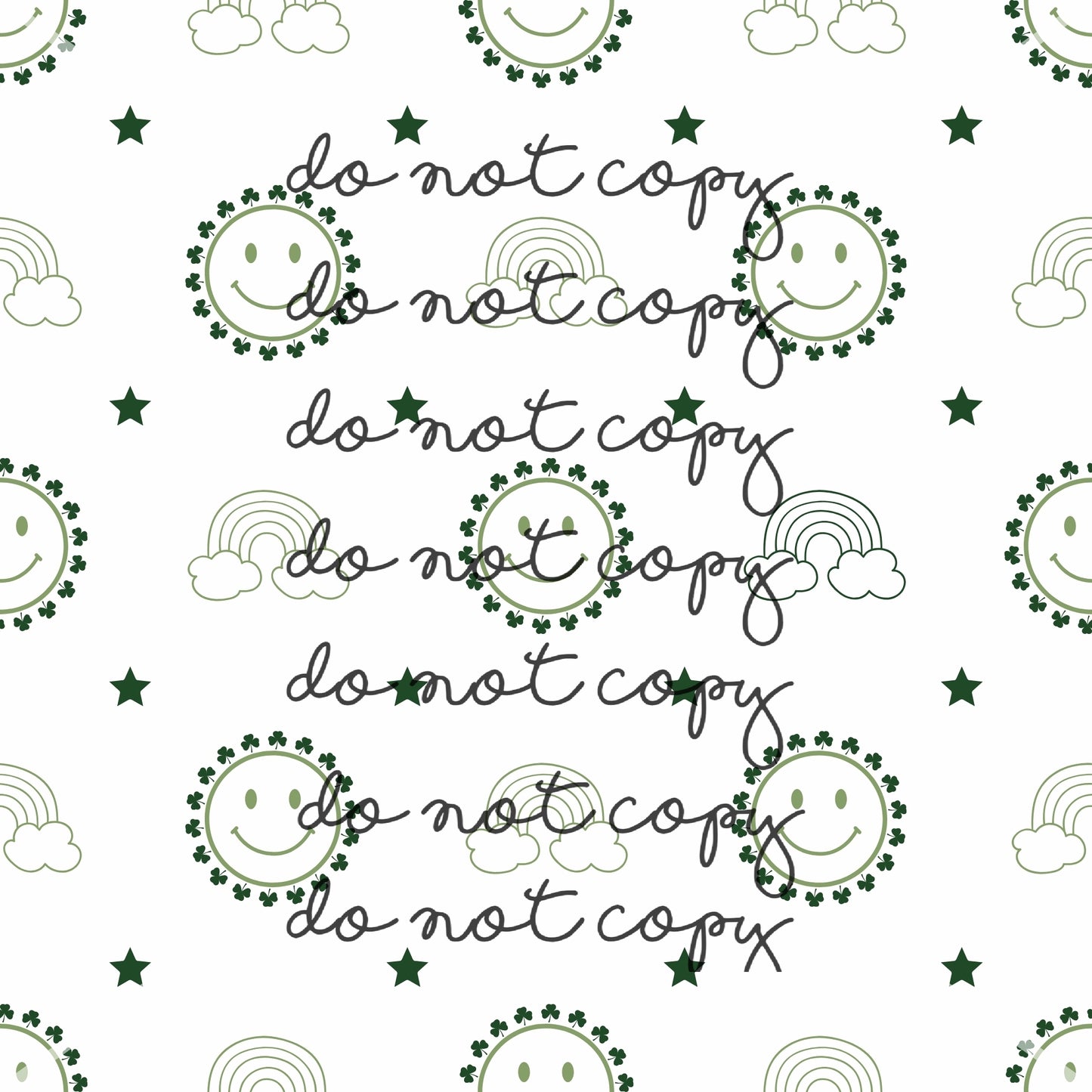 Rainbow St. Patricks Handmade