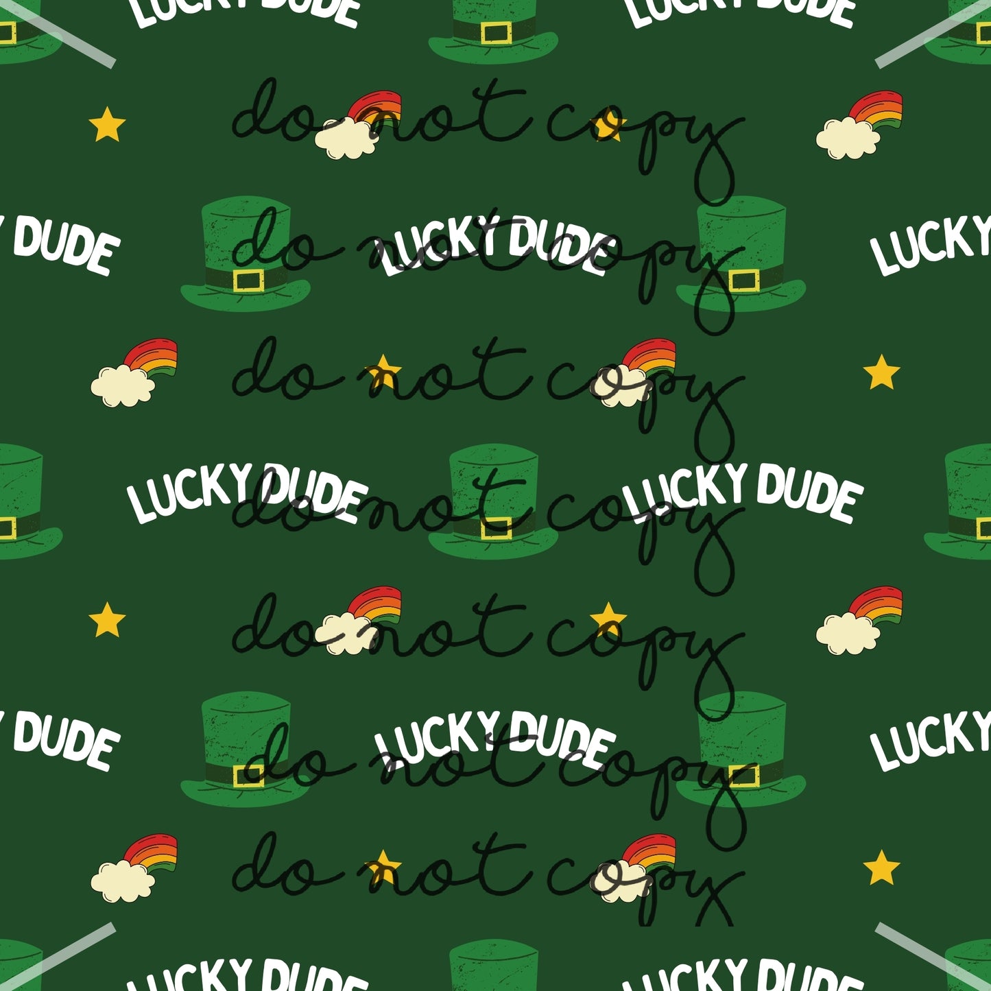 Lucky Dude St. Patricks Handmade