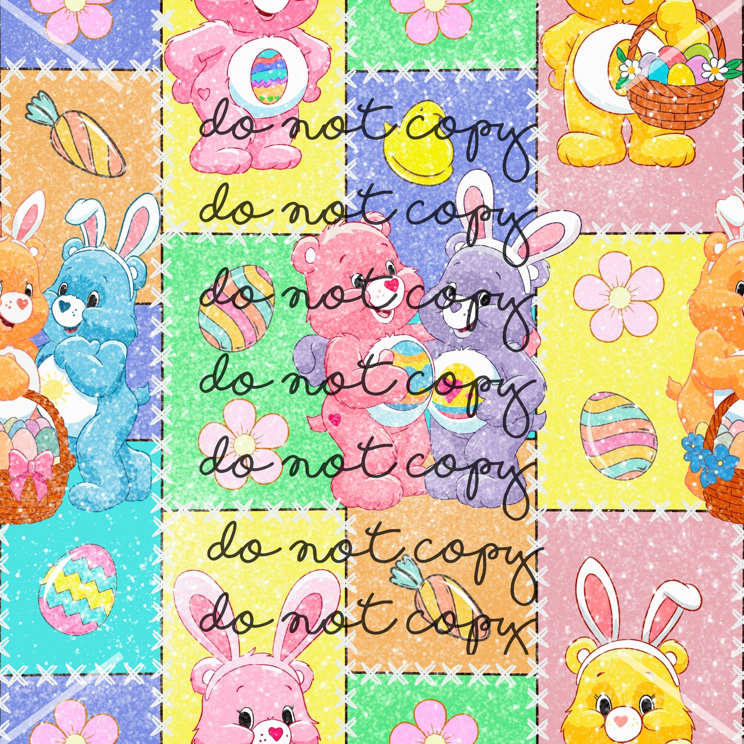 Care Bears Easter Handmade