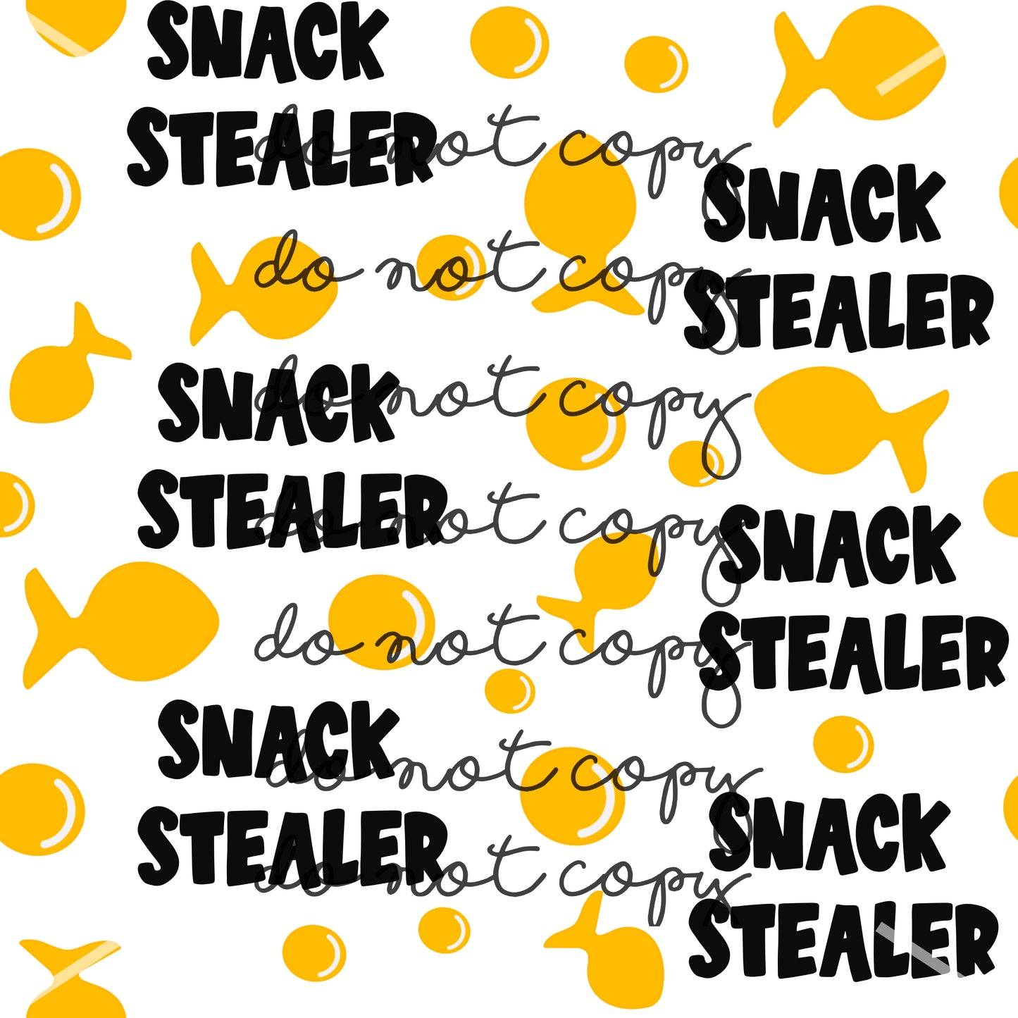 Gold Fish Snacks Handmade