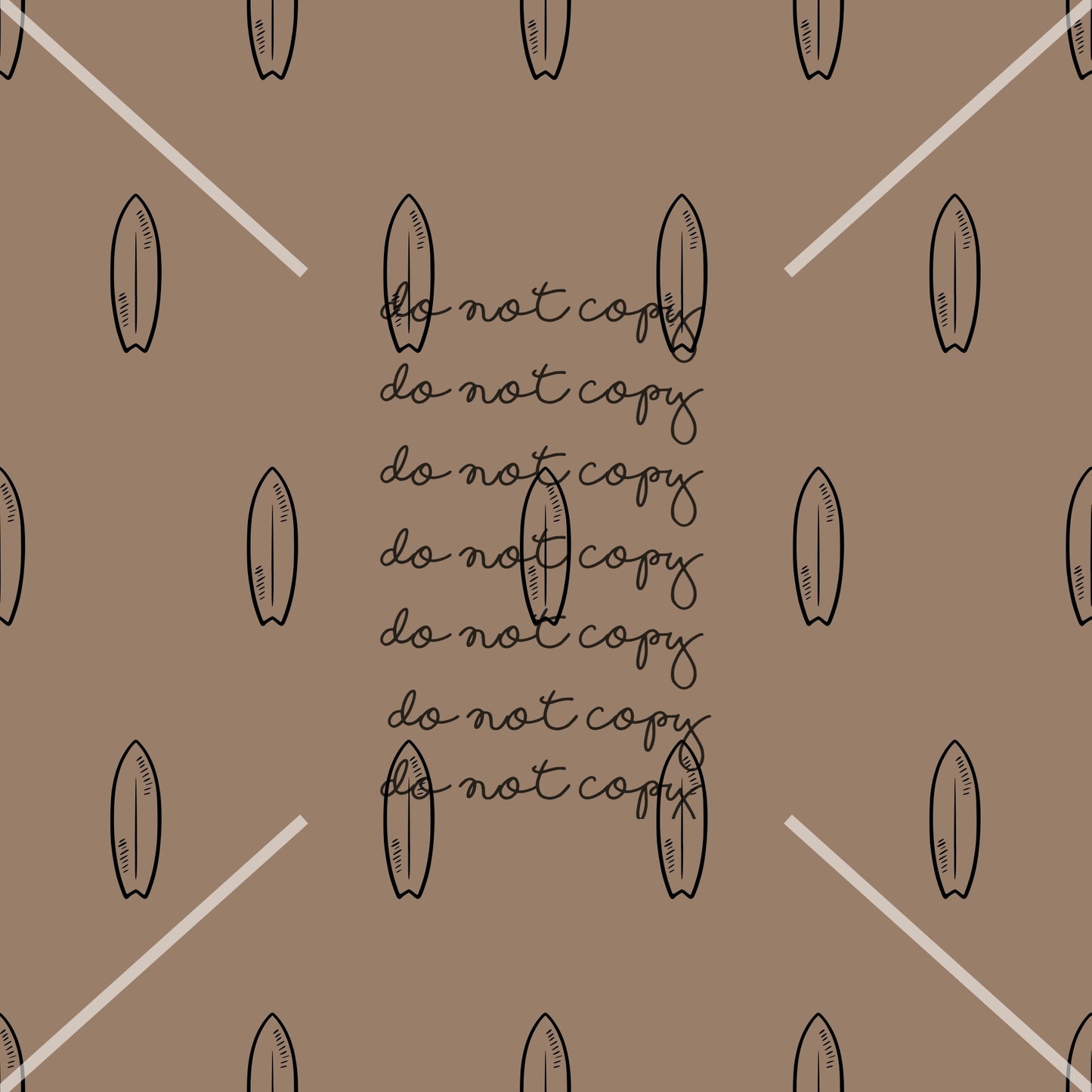 Coco Summer Surf Board Handmade