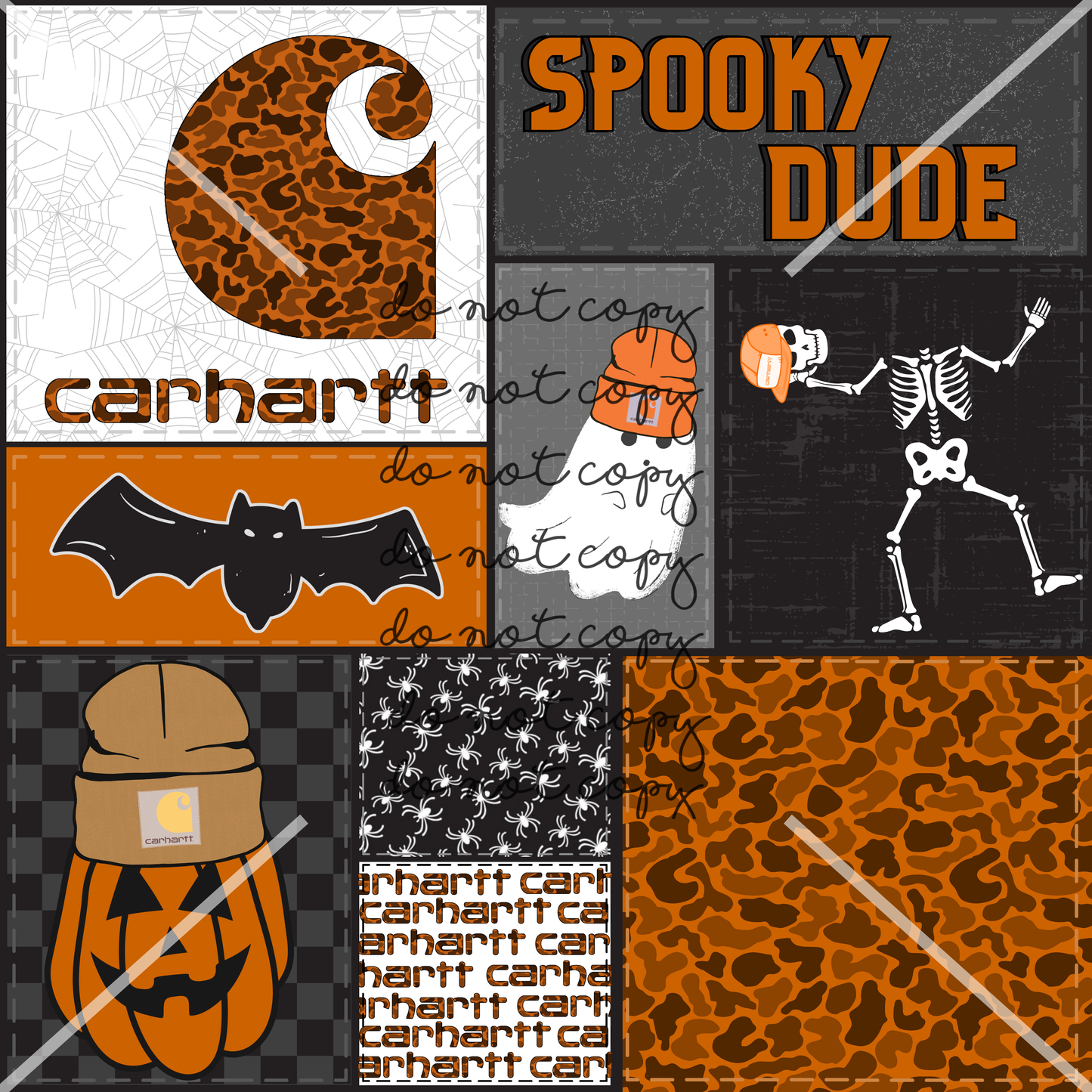 Spooky Dude Halloween Handmade