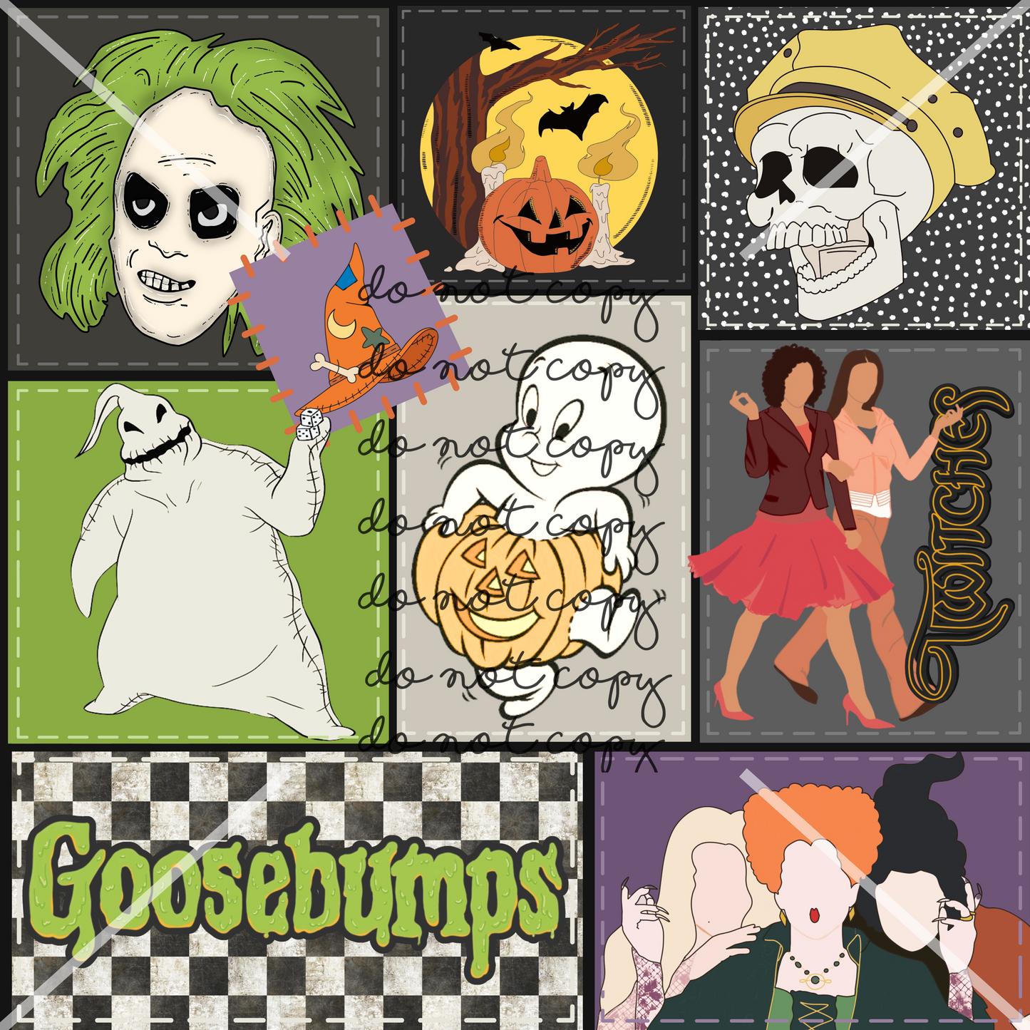 Halloween Mesh up Handmade