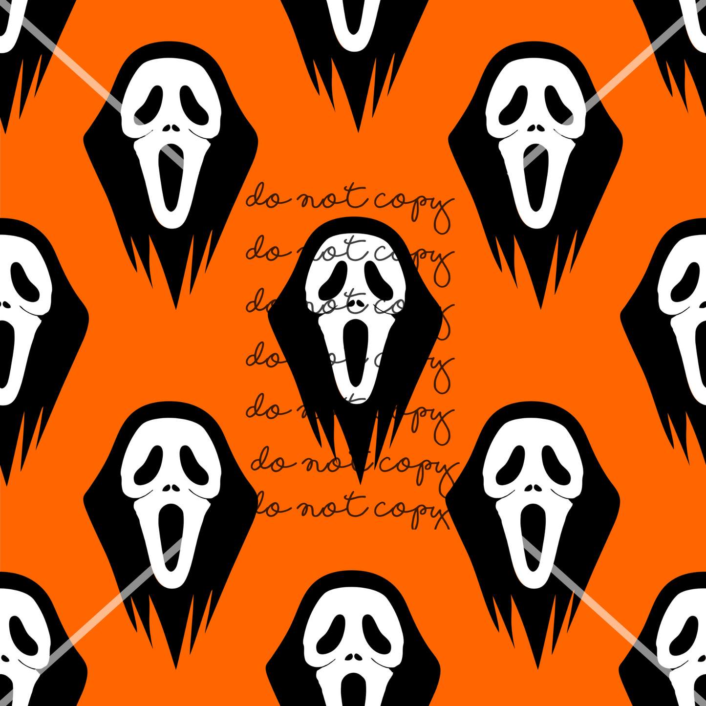 Ghostface Scream Halloween Handmade