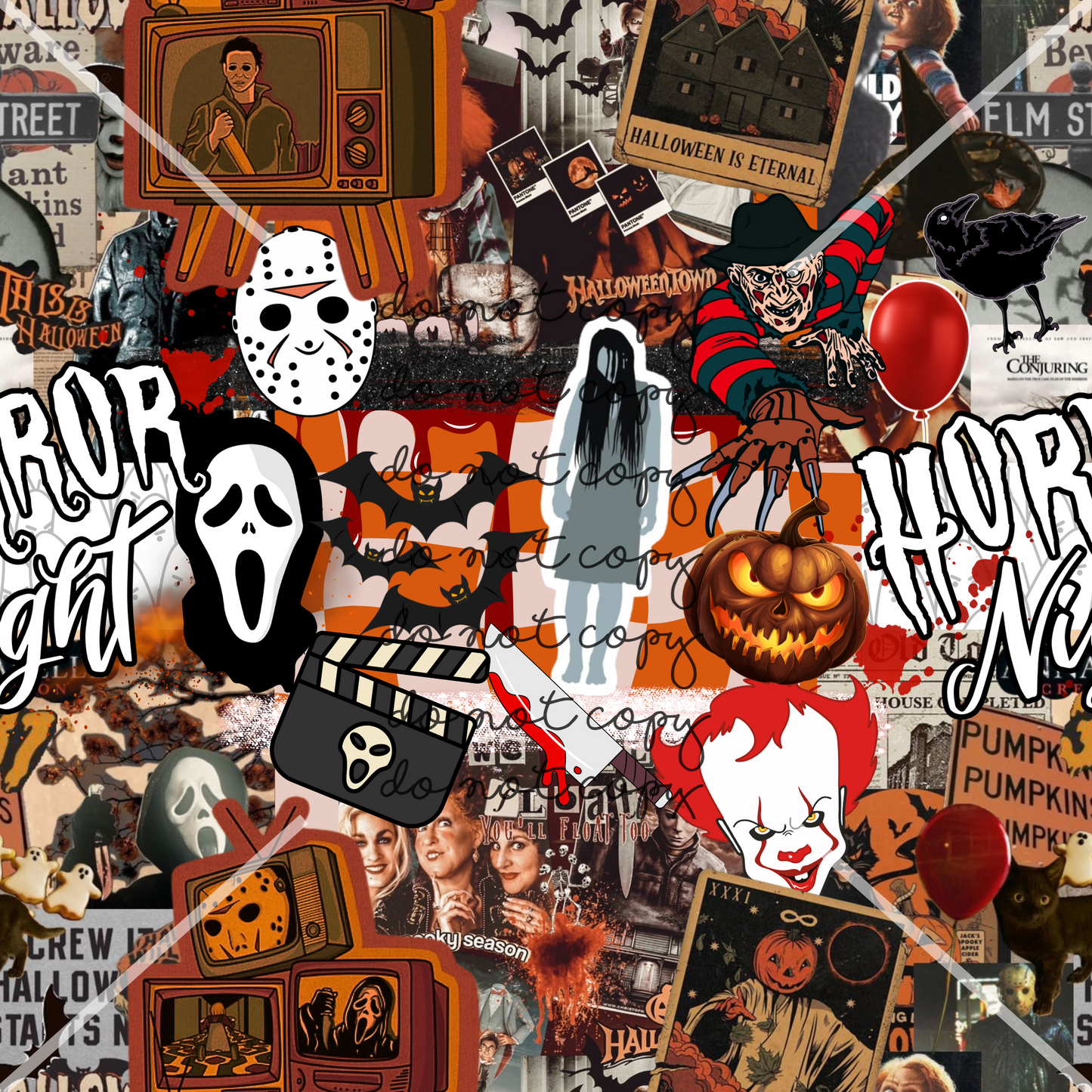 Halloween Horror Night Mashup Handmade