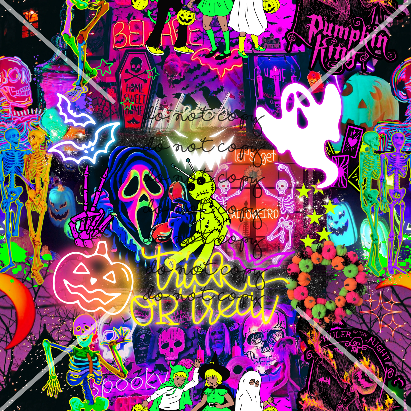 Halloween Mesh Up Handmade