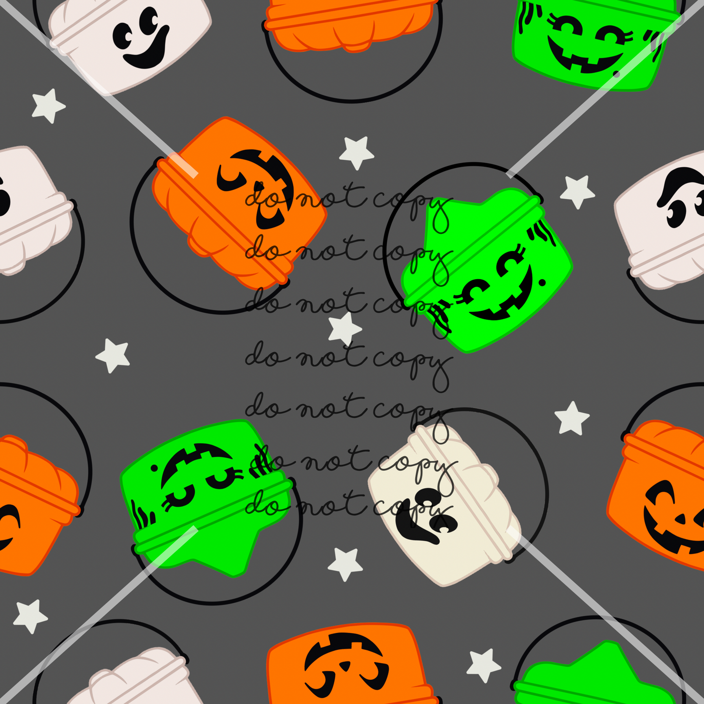 Boo Buckets Halloween Handmade