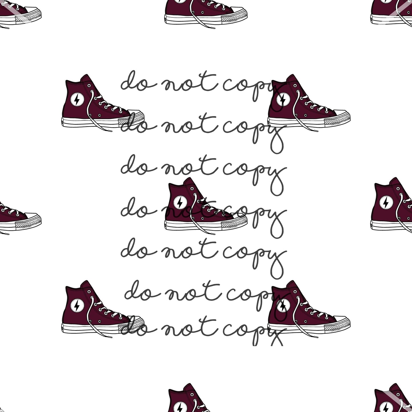 Burgundy Shoe Handmade