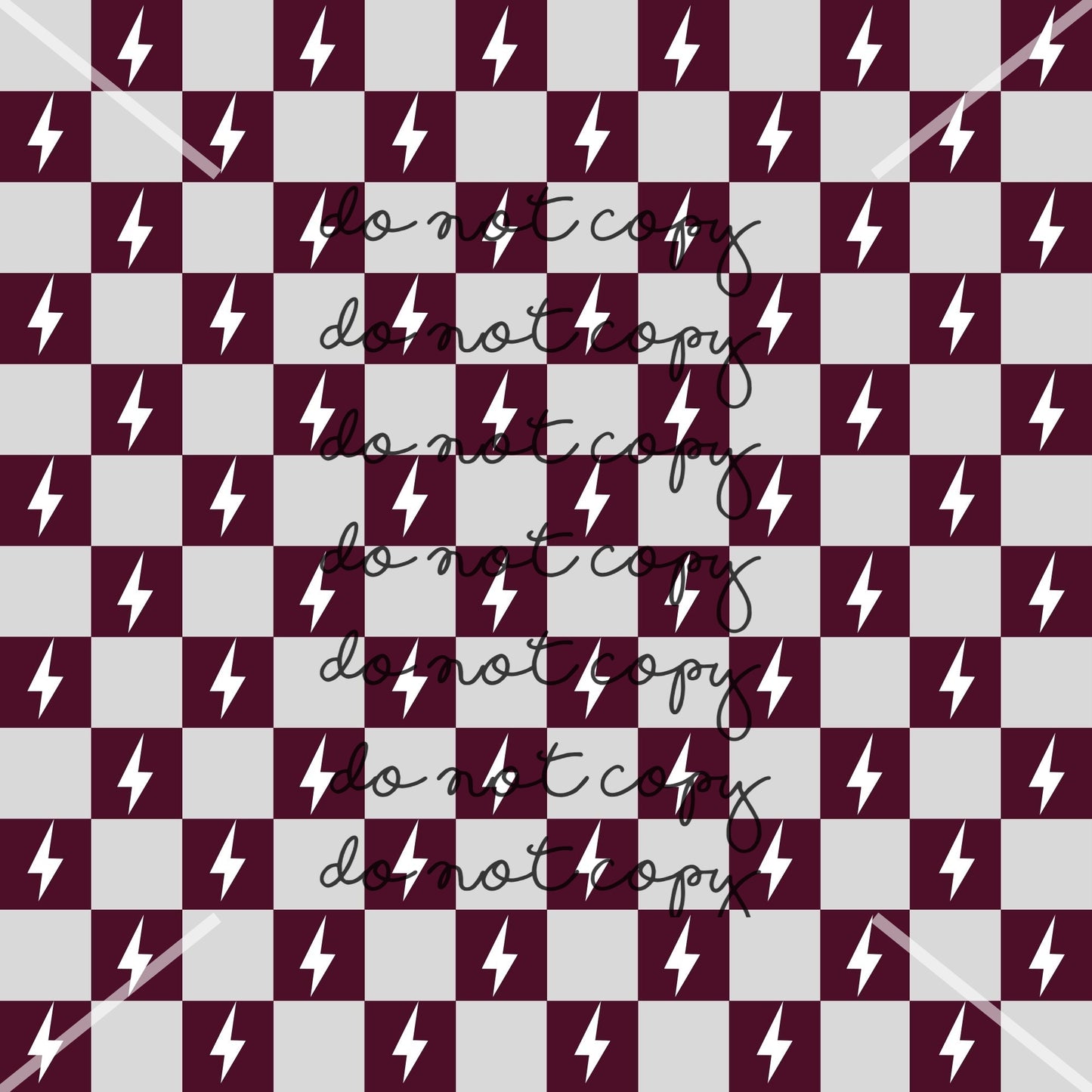 Burgundy Bolt Handmade