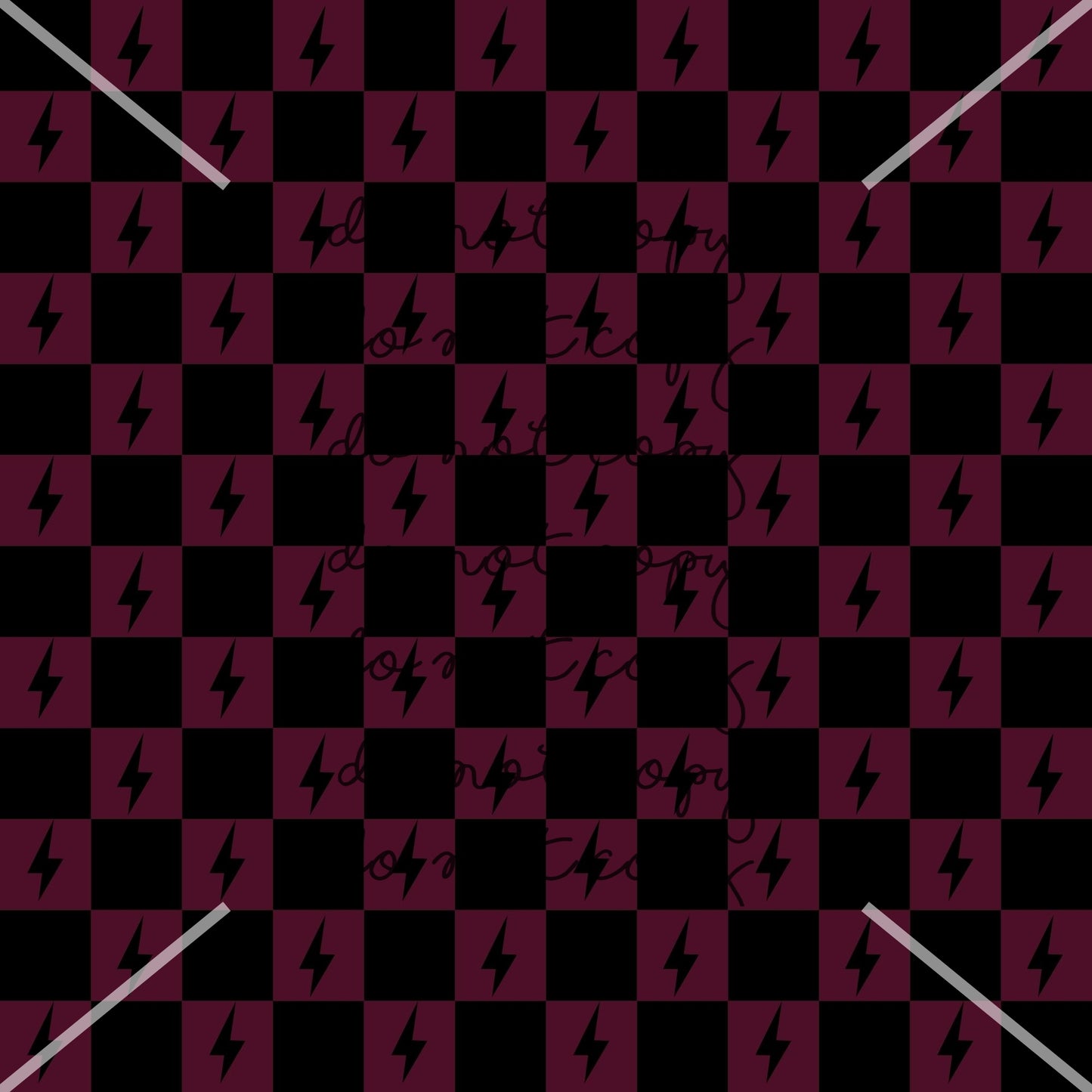 Burgundy Bolt Handmade