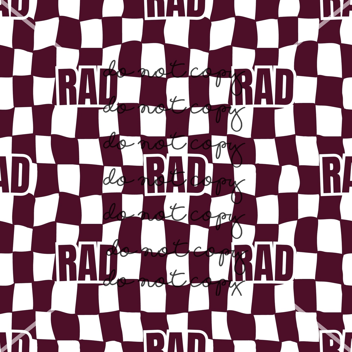 Burgundy Rad Handmade