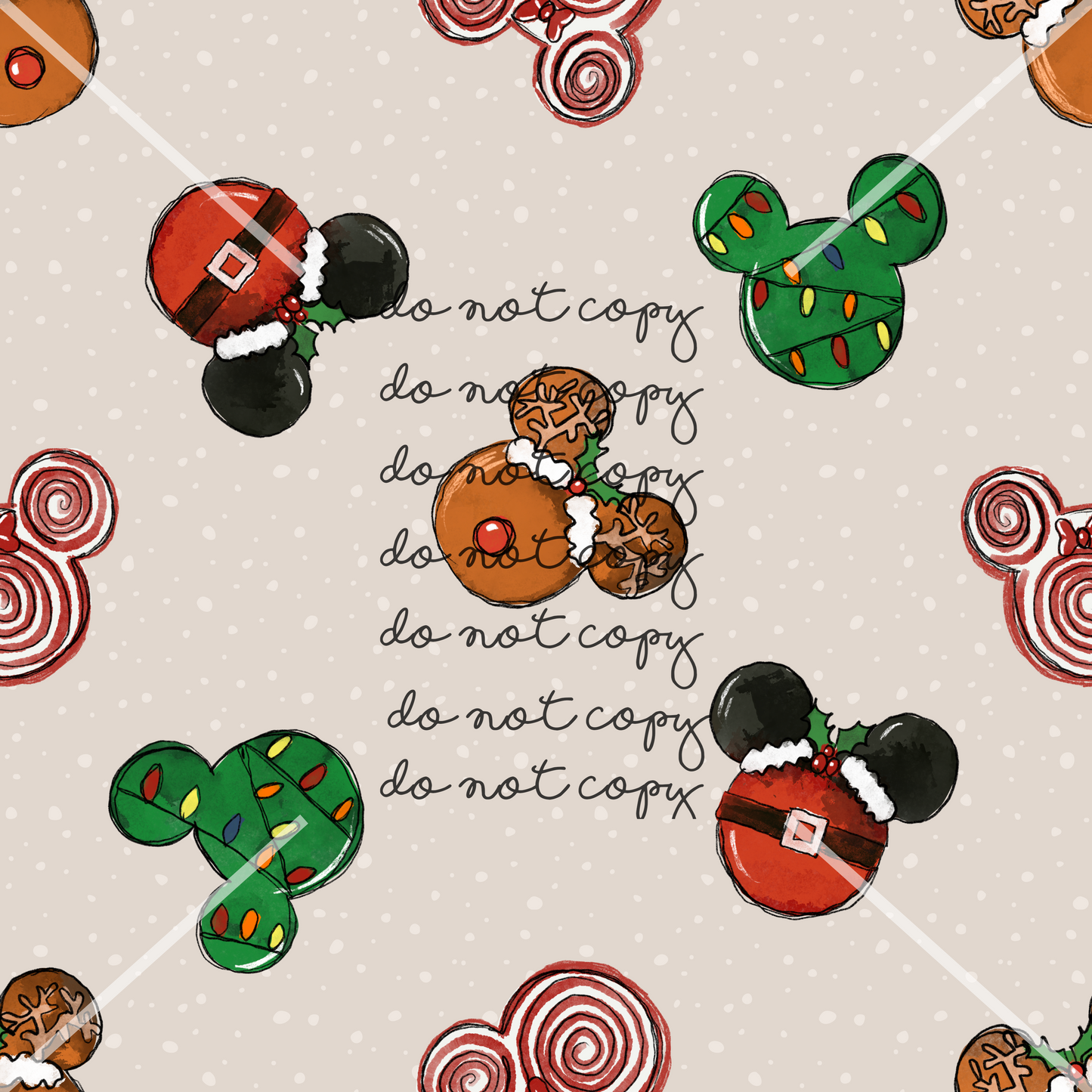 Mickey Christmas Handmade