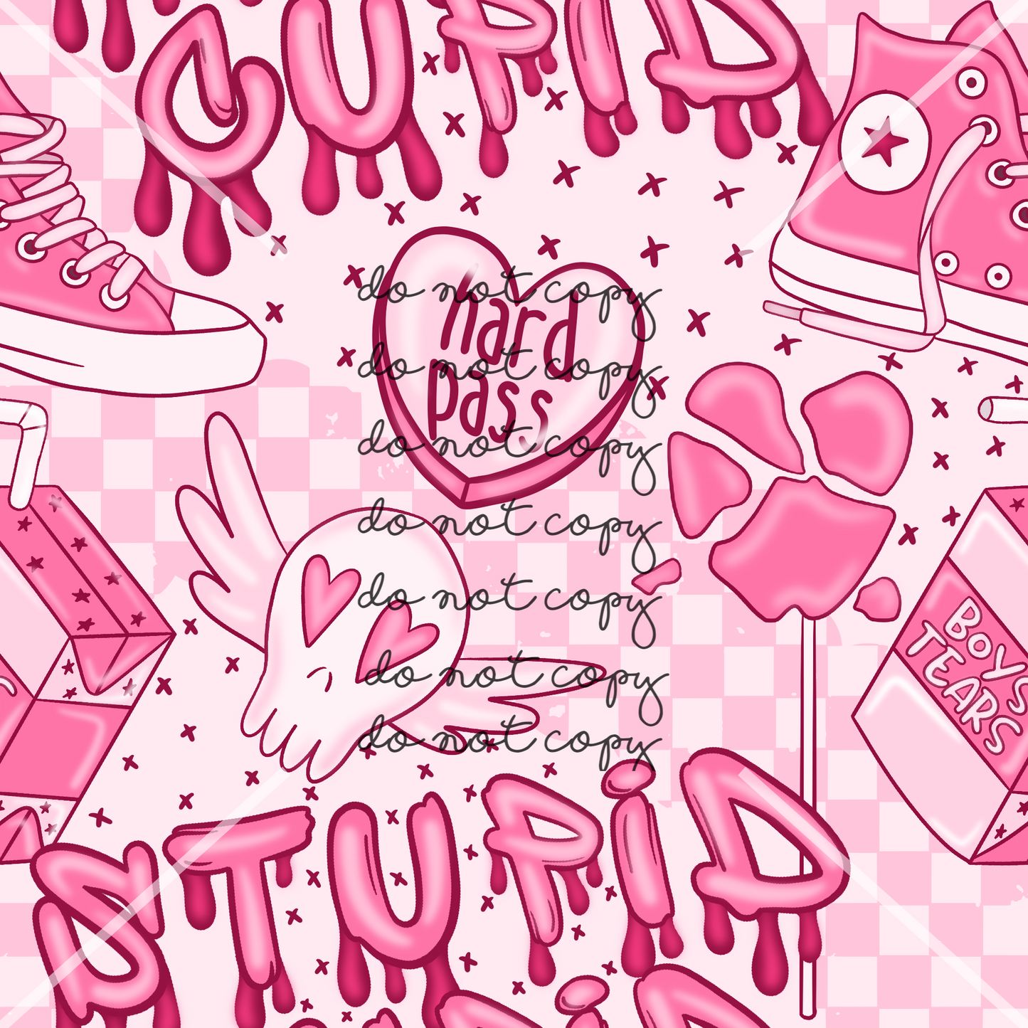 Stupid Cupid Valentines Handmade