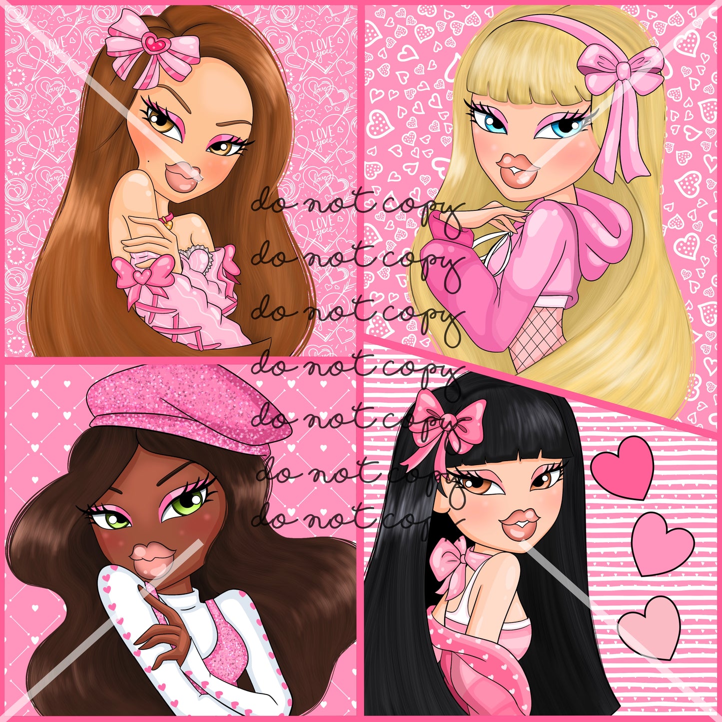 Bratz Valentines Handmade