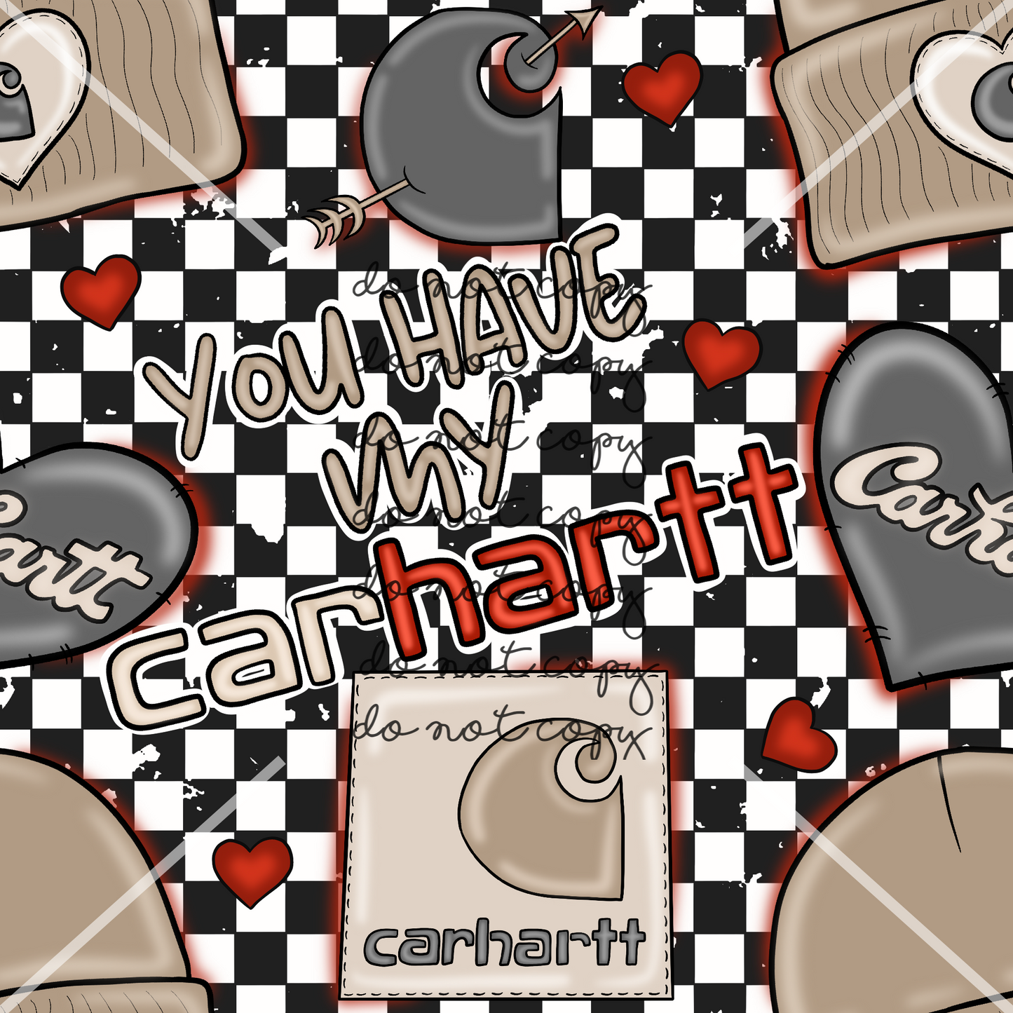 Carhartt Valentines Handmade