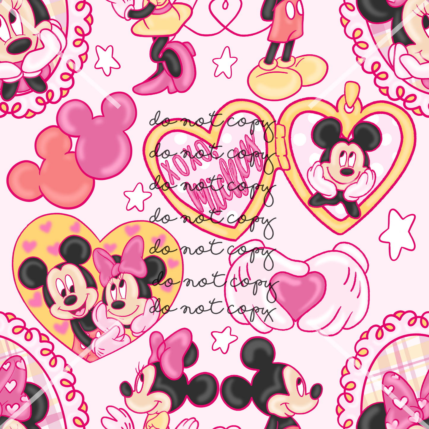 Mickey & Minnie Valentines Handmade