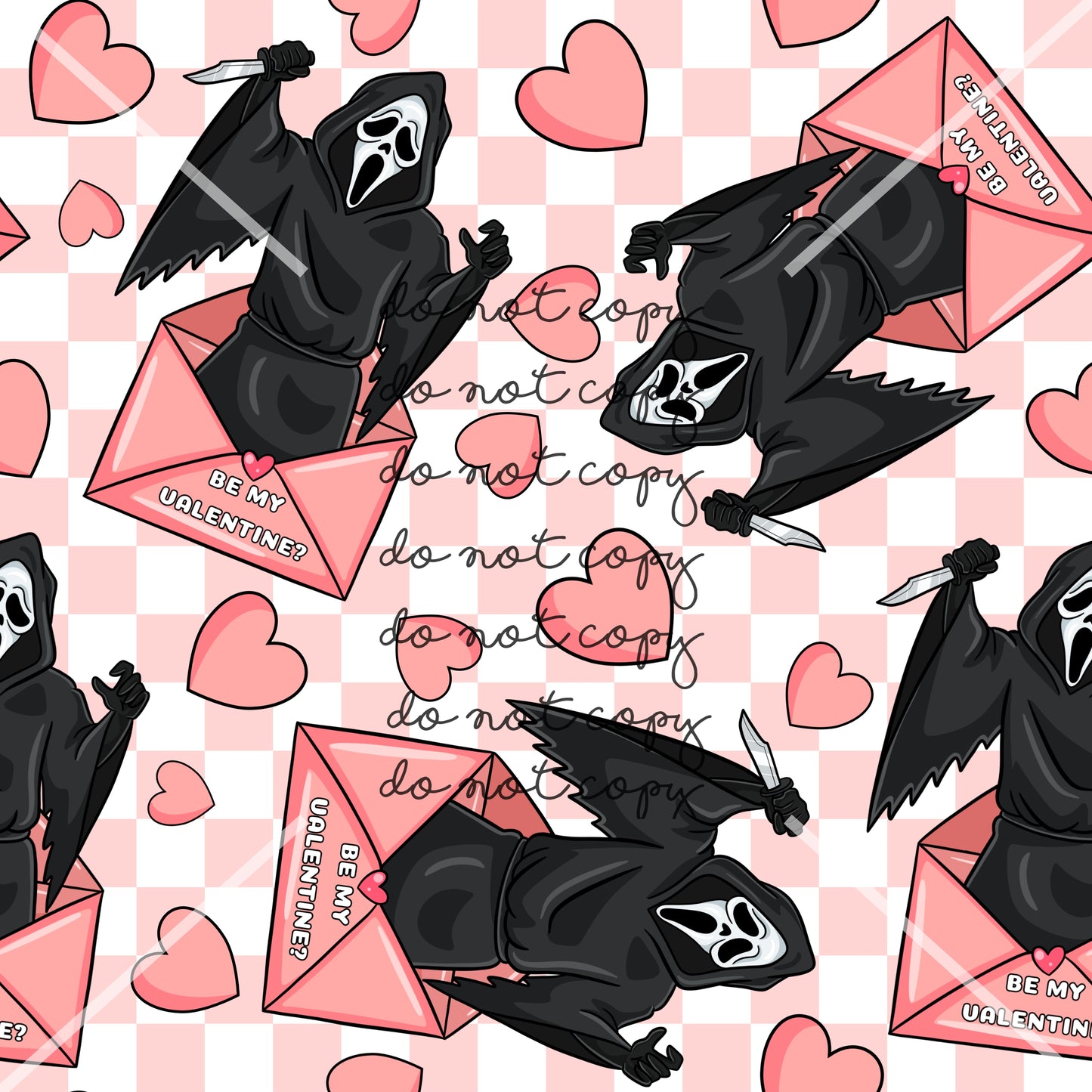 Ghostface Valentines Handmade