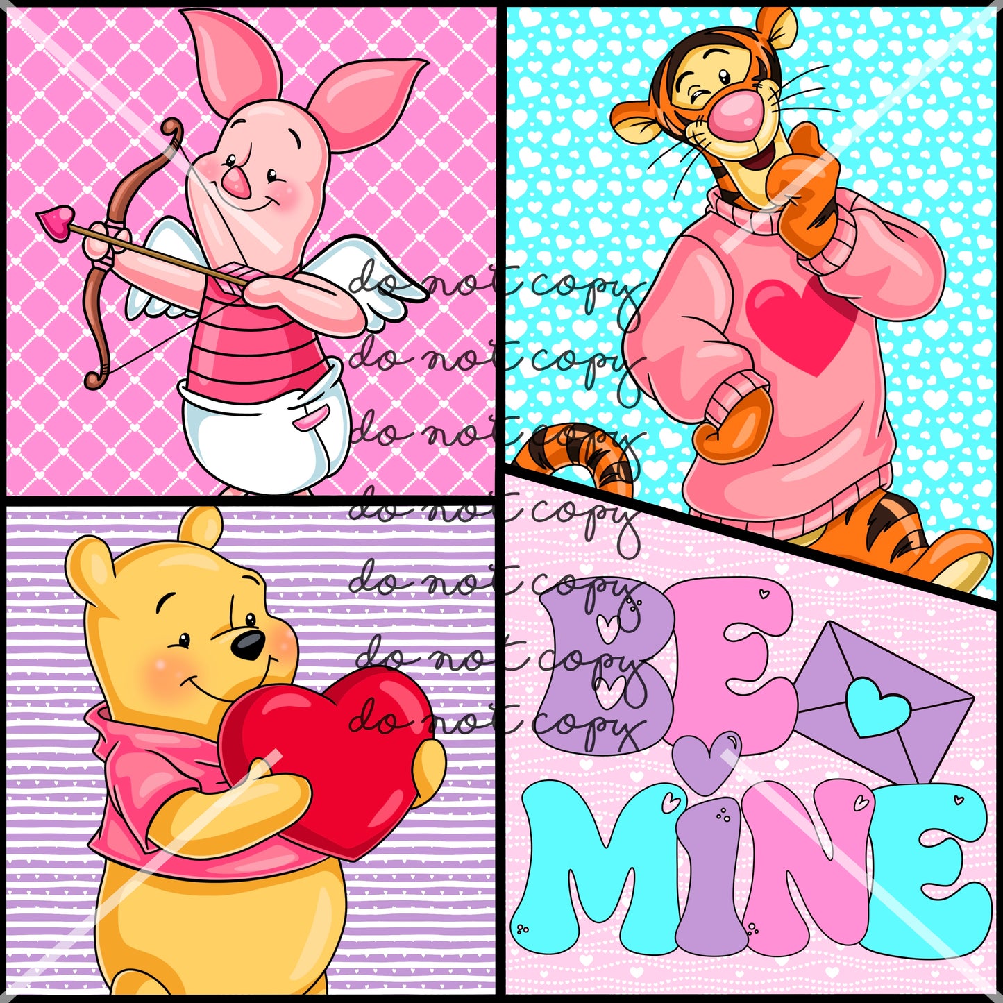 Winnie The Pooh Valentines Handmade