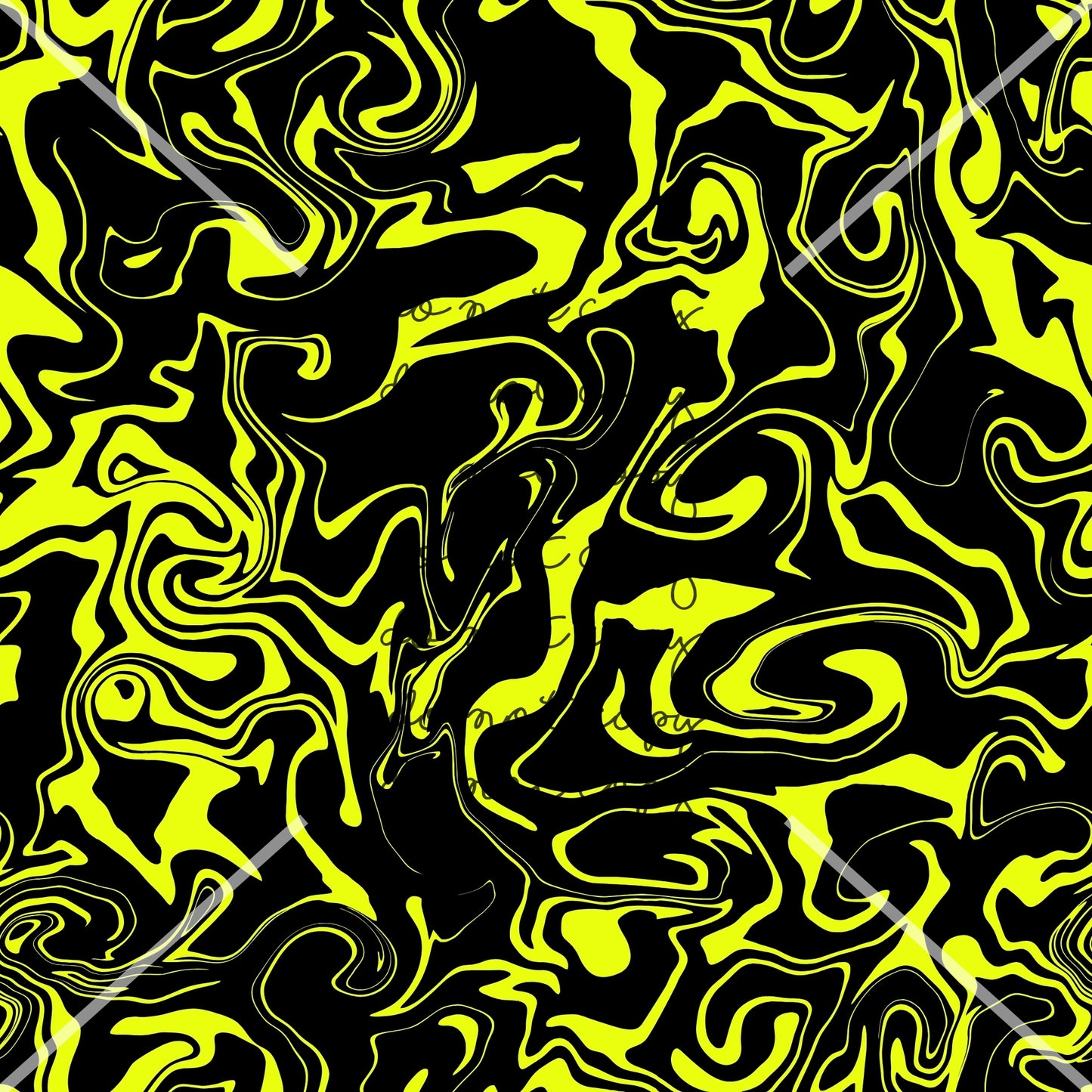 Yellow Swirls Handmade