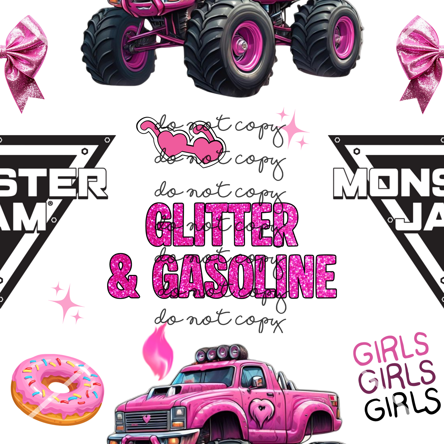 Monster Jam Truck Handmade
